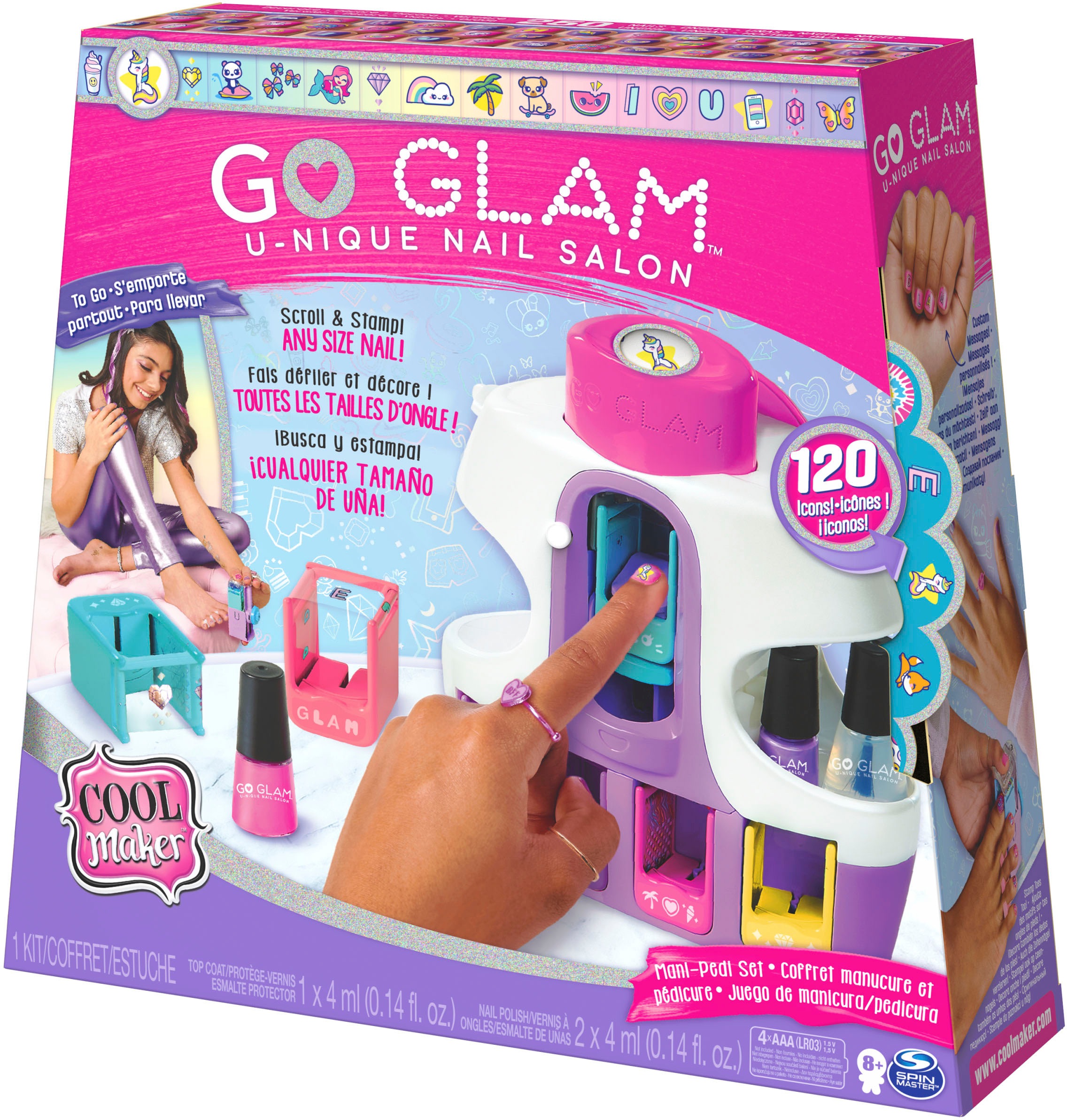 Spin Master Kreativset »Go Glam - U-Nique Nail Salon«