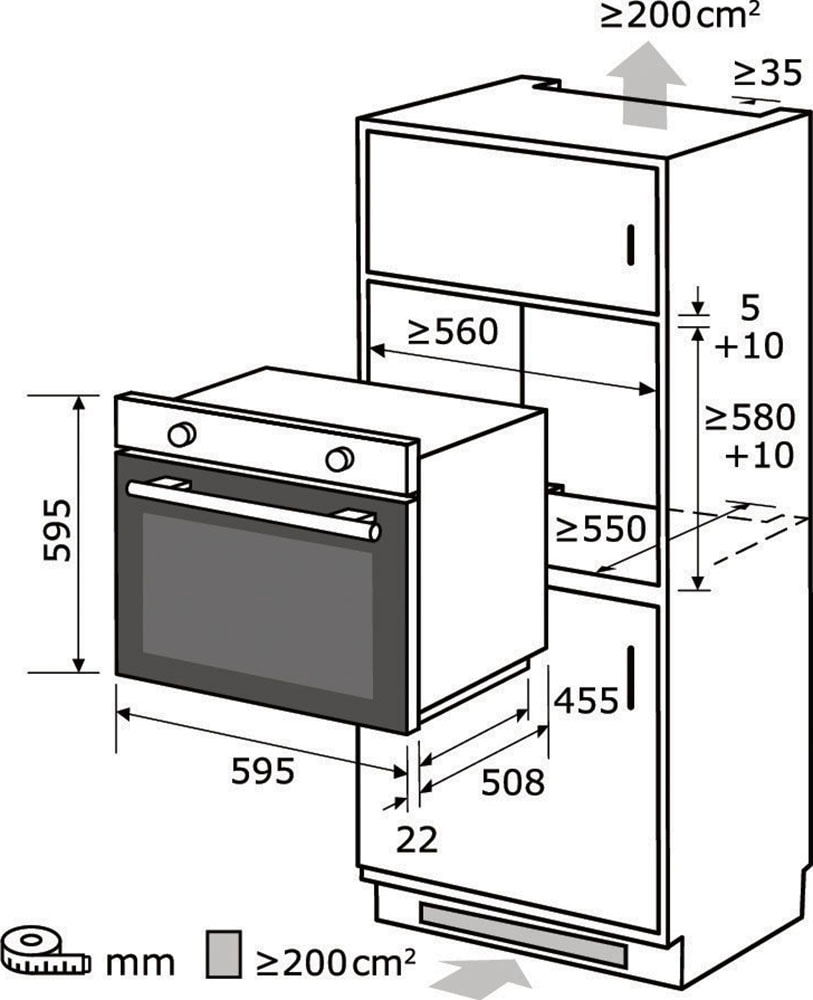 16. Bild von exquisit Einbaubackofen  »EBE257-H-020«