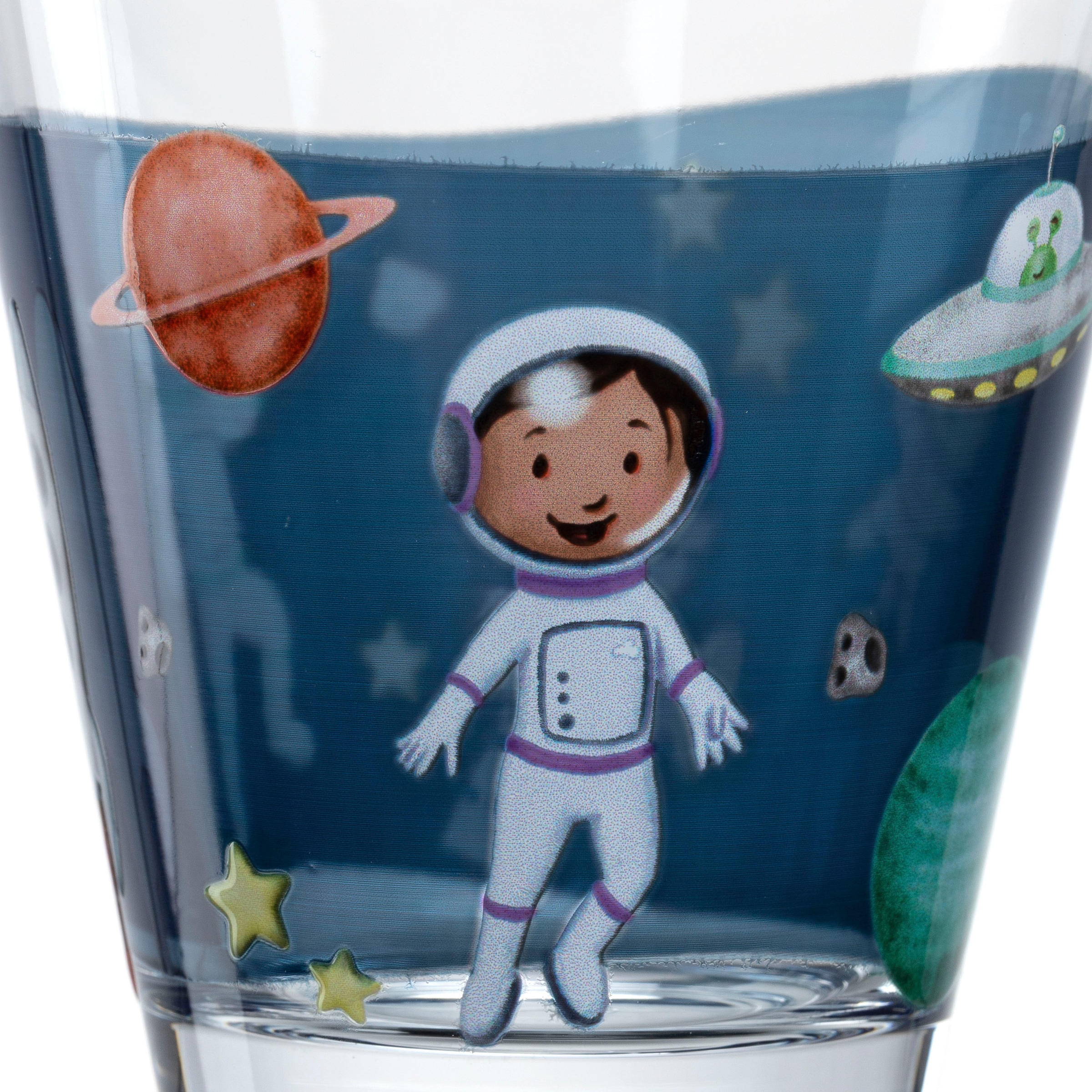 LEONARDO Gläser-Set »Weltall BAMBINI AVVENTURA«, (Set, 6 tlg.), 215 ml, 6-teilig
