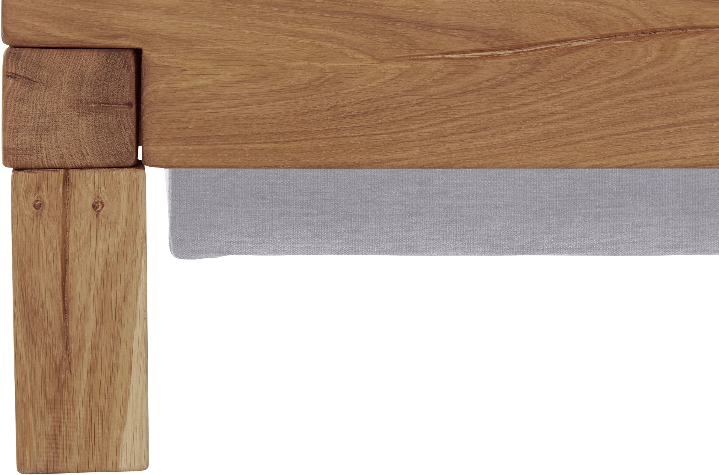 Home affaire Boxspringbett »Villads«, Liegefläche: 160/200 cm aus Balkeneiche, Inside-Boxspring-Unterbau