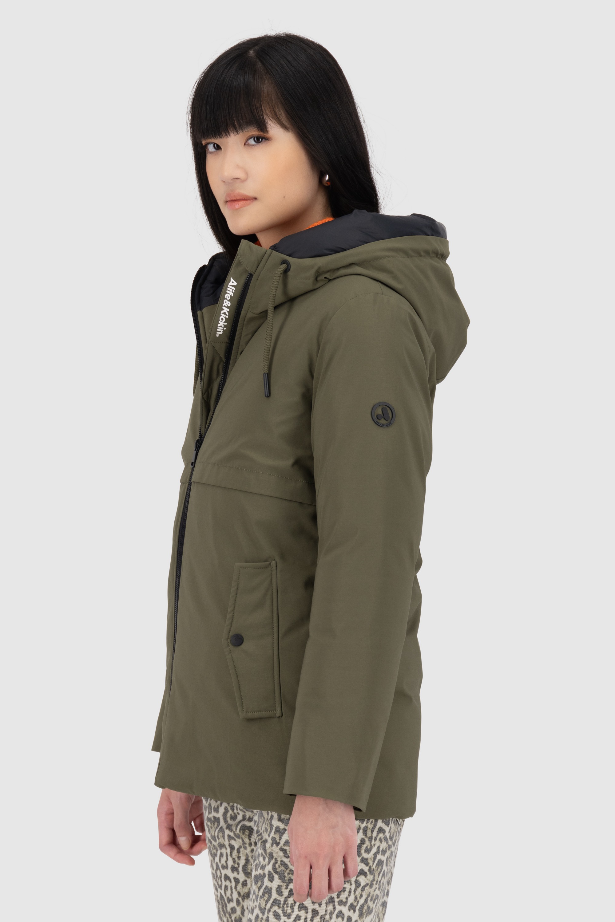 Alife & Kickin Winterjacke »Damen CicelyAK A«, Kurze warme Damenwinterjacke mit gefütterter Kapuze