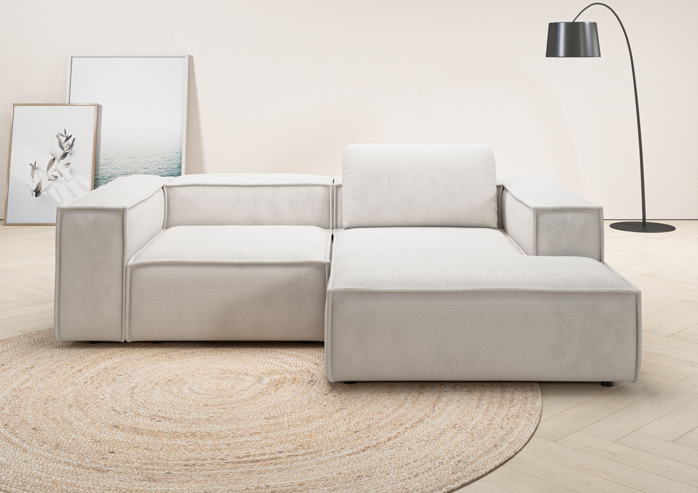 Places of Style Ecksofa »Watertown, kompakte L-Form, 246 cm breite für klei günstig online kaufen