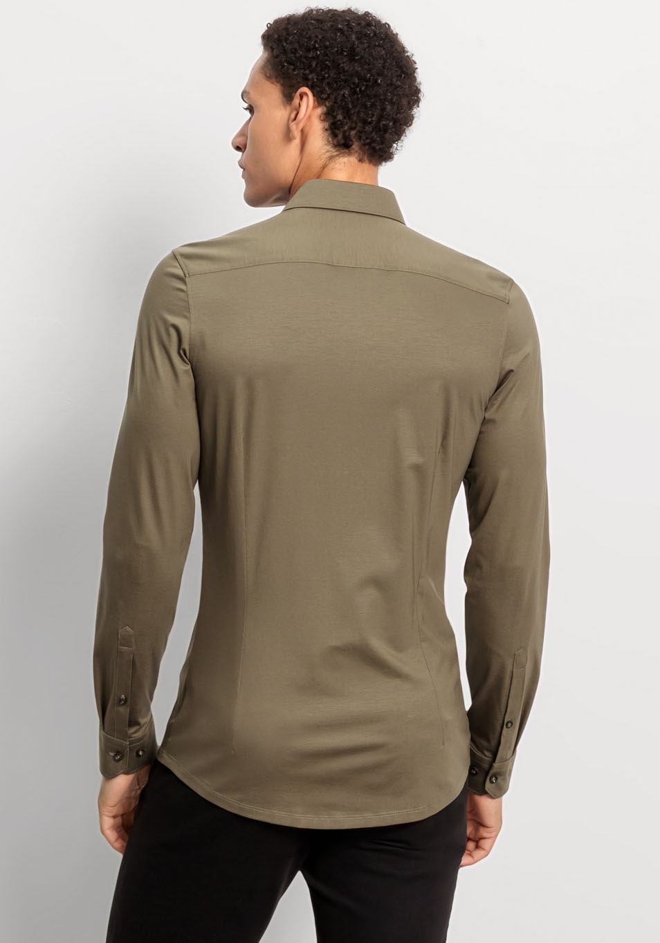 OLYMP Businesshemd »No. Six 24/Seven super slim« in  bequemer Jersey-Qualität