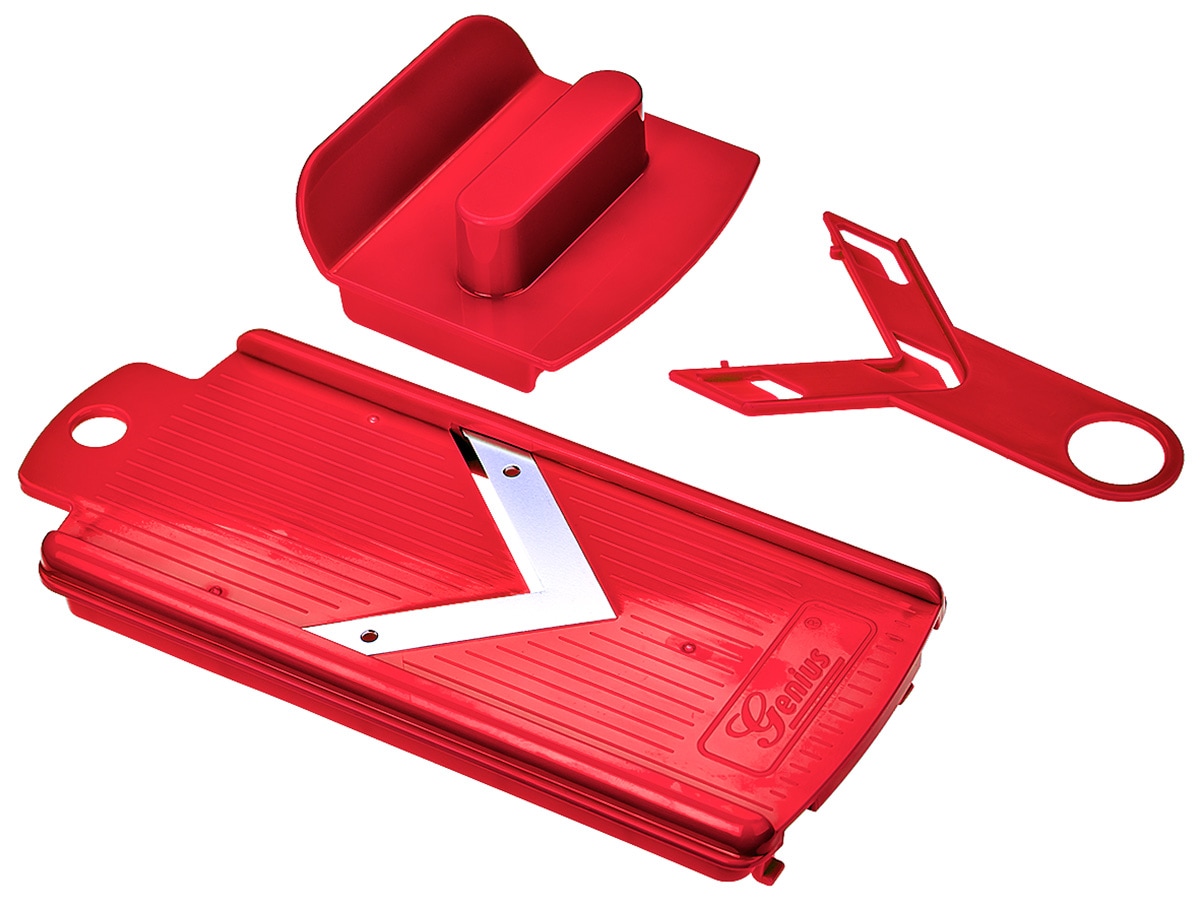 Genius Gemüseschneider »Nicer Dicer Smart, inkl. Julietti, Set 16-tlg.«, Würfel, Stifte, Scheiben, Streifen, Viertel und Gehobeltes!