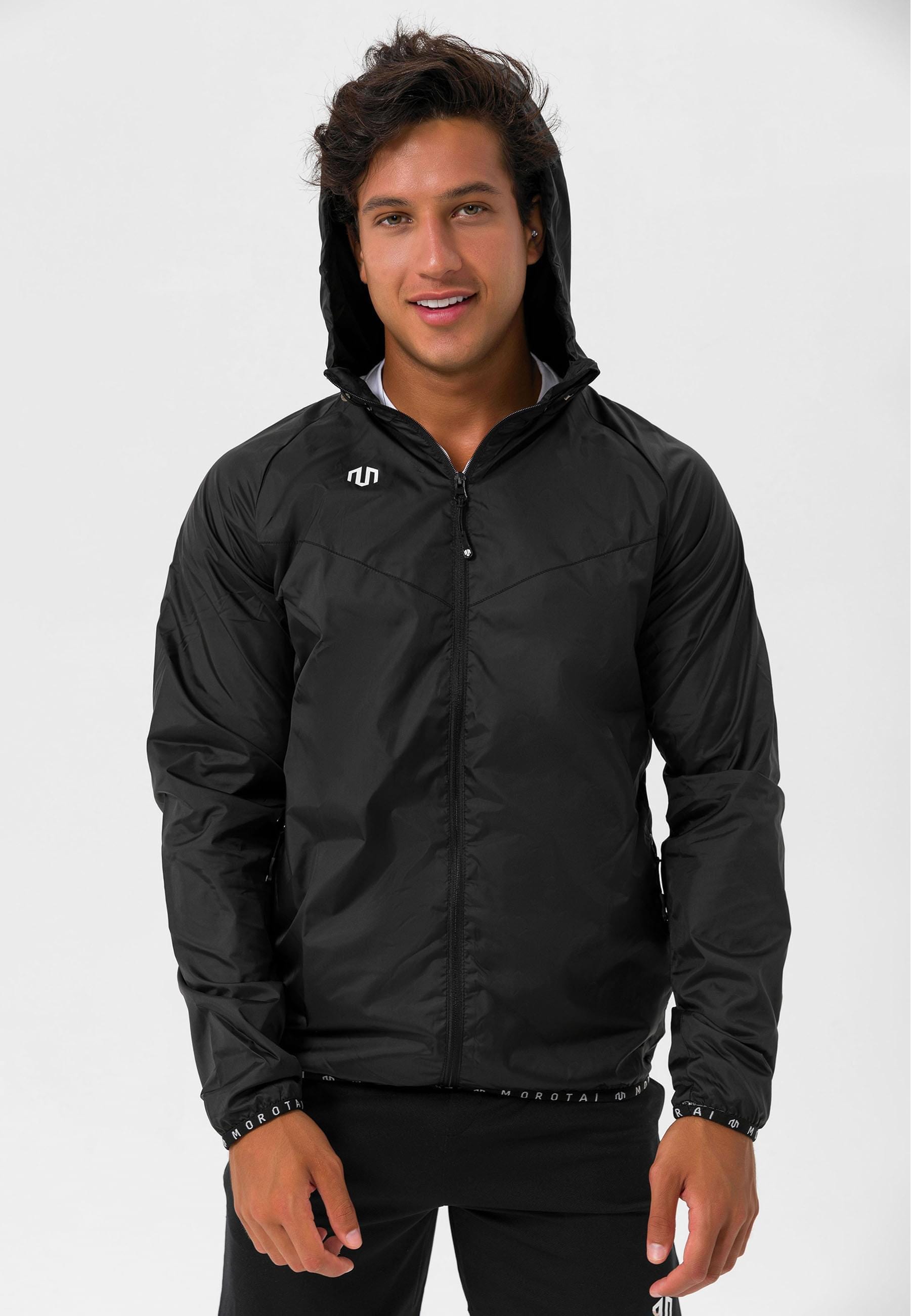 MOROTAI Windbreaker »MOROTAI Herren Morotai Light Windbreaker« 1 Stk. tlg. mitKapuze