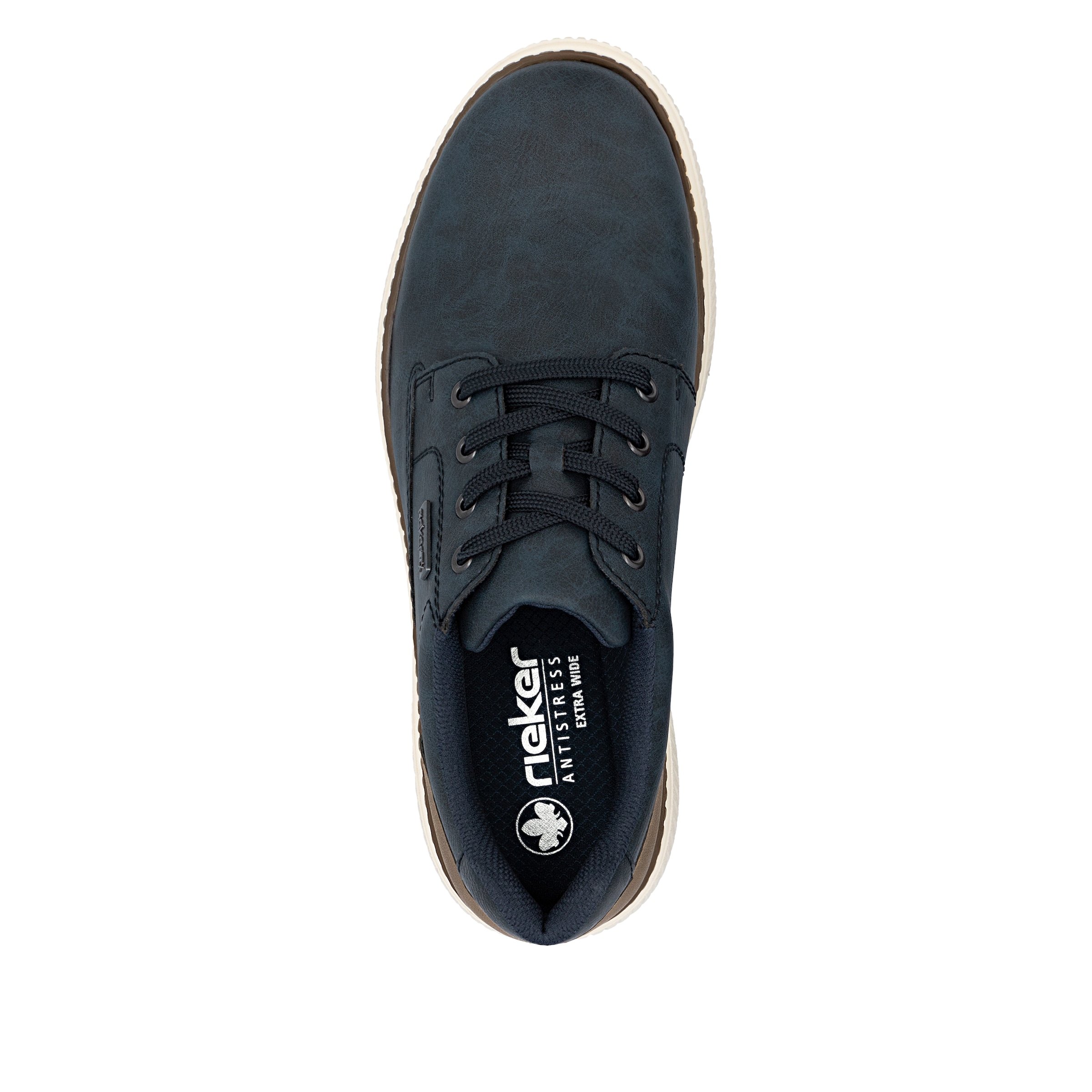 Rieker Sneaker, Halbschuh, Schnürschuh, Casual Sneaker mit weichem Schaftrand