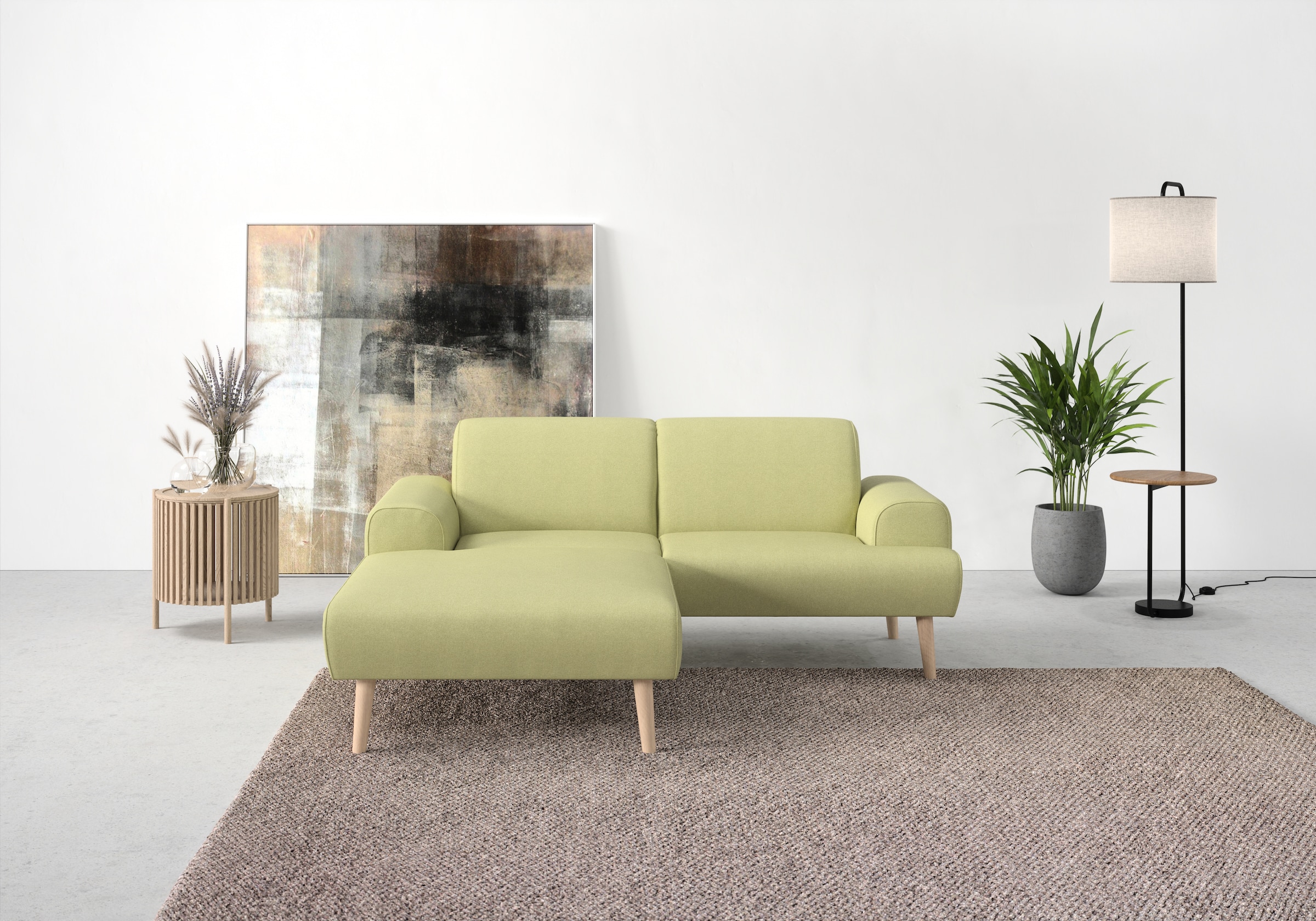 andas Ecksofa »Swift Scandic Design, komfortabler Federkern, Breite 192cm, günstig online kaufen