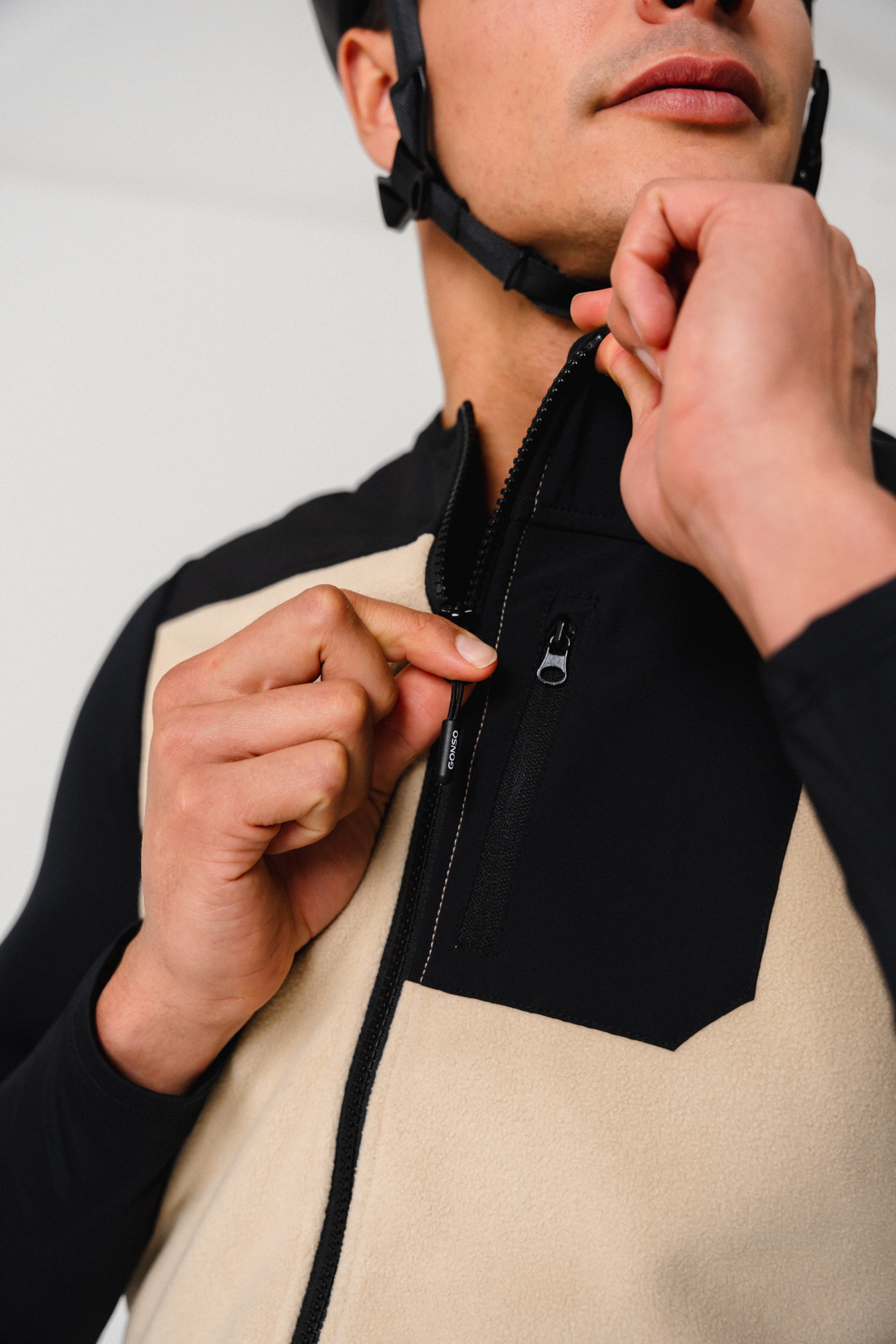 Gonso »ADVENTURE VEST FLEECE« Unisex Radweste, warme Fleece-Weste, integrierte Smartphone Tasche