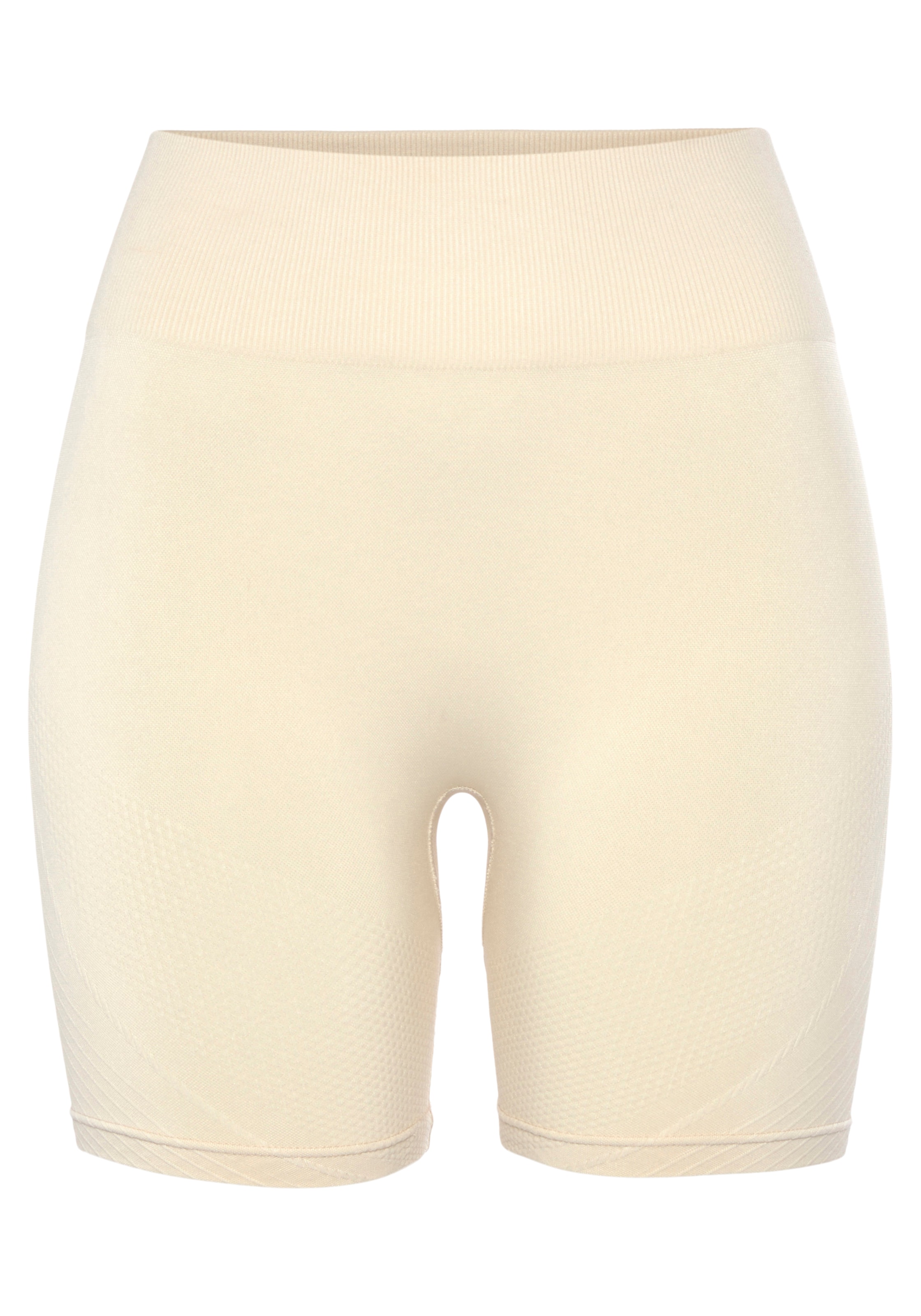 LASCANA Funktionsshorts »-Seamless Po Push Up Shorts«, mit Rippstruktur und Shapingeffekt, Sportshorts