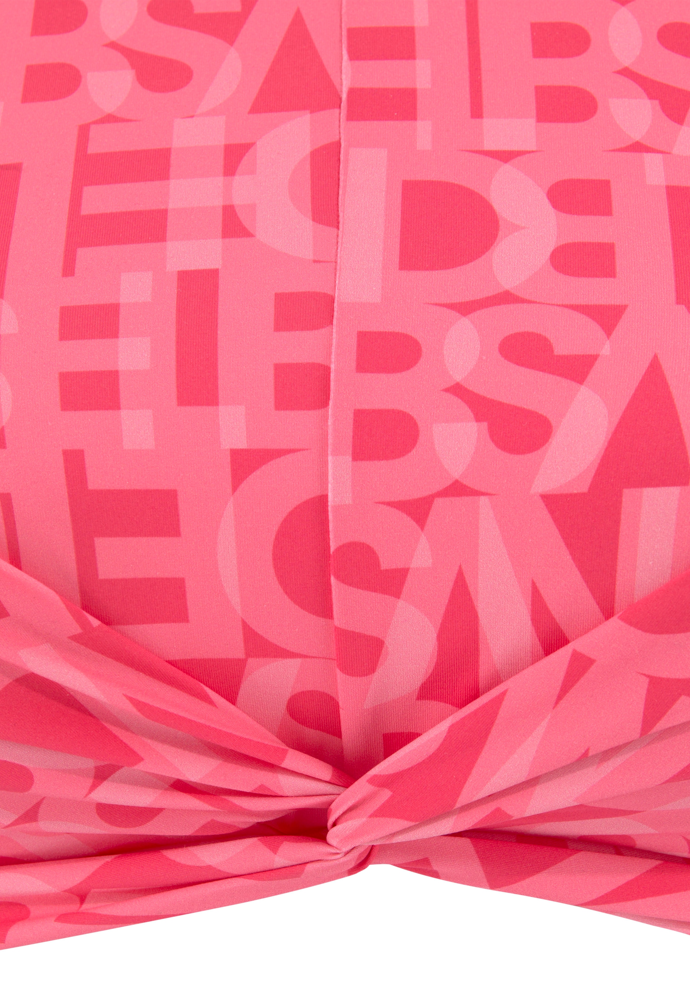 Elbsand Crop-Bikini-Top »Letra«, mit tollem Wording