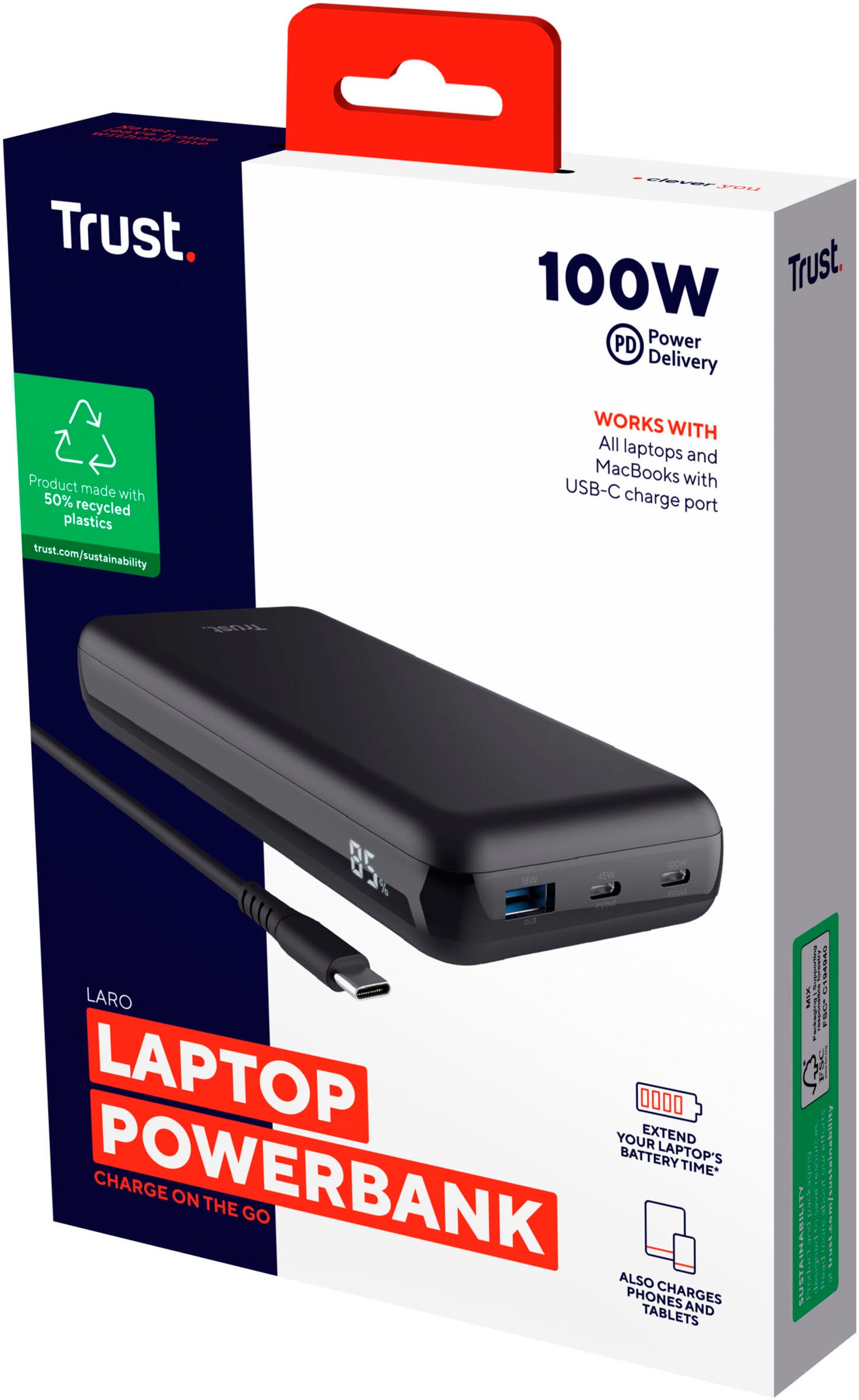 Trust Ladestation »LARO 100W«