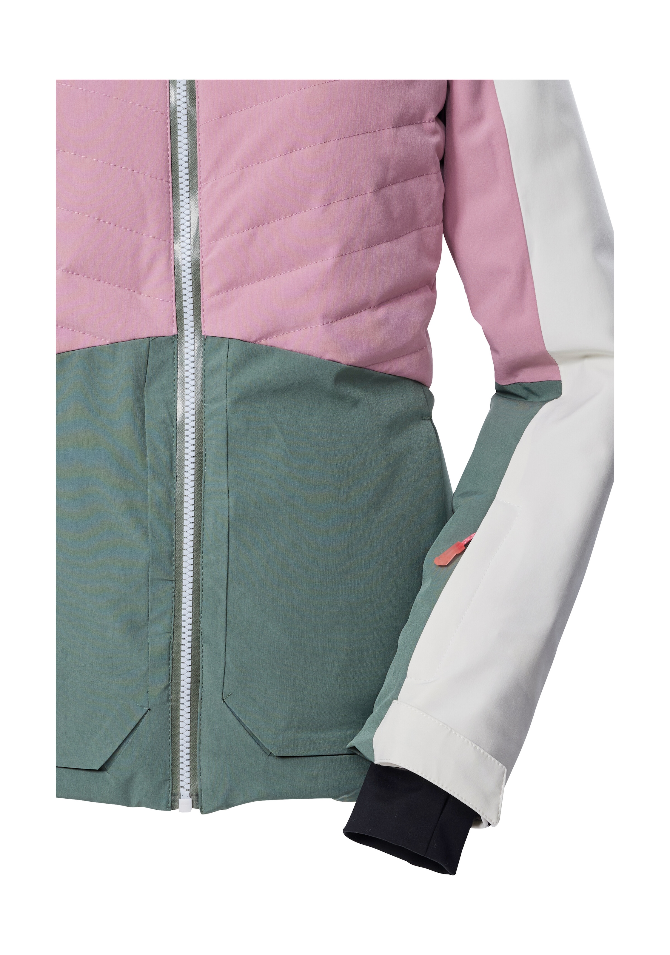 Killtec Skijacke »KSW 30 WMN SKI JCKT«, Damen Skijacke: wasserdicht, atmungsaktiv, Colourblock-Design