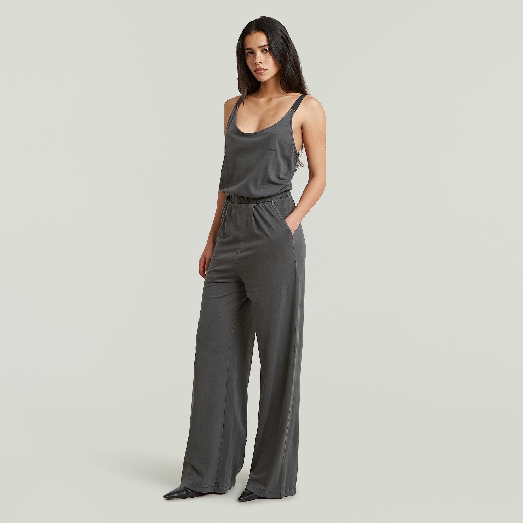 G-STAR Jumpsuit »Strappy Jumpsuit wmn« mit Elastikbund, Wide Leg