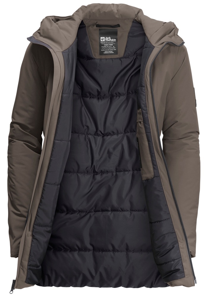 Jack Wolfskin Winterjacke »LUISENPLATZ JKT W«, mit Kapuze