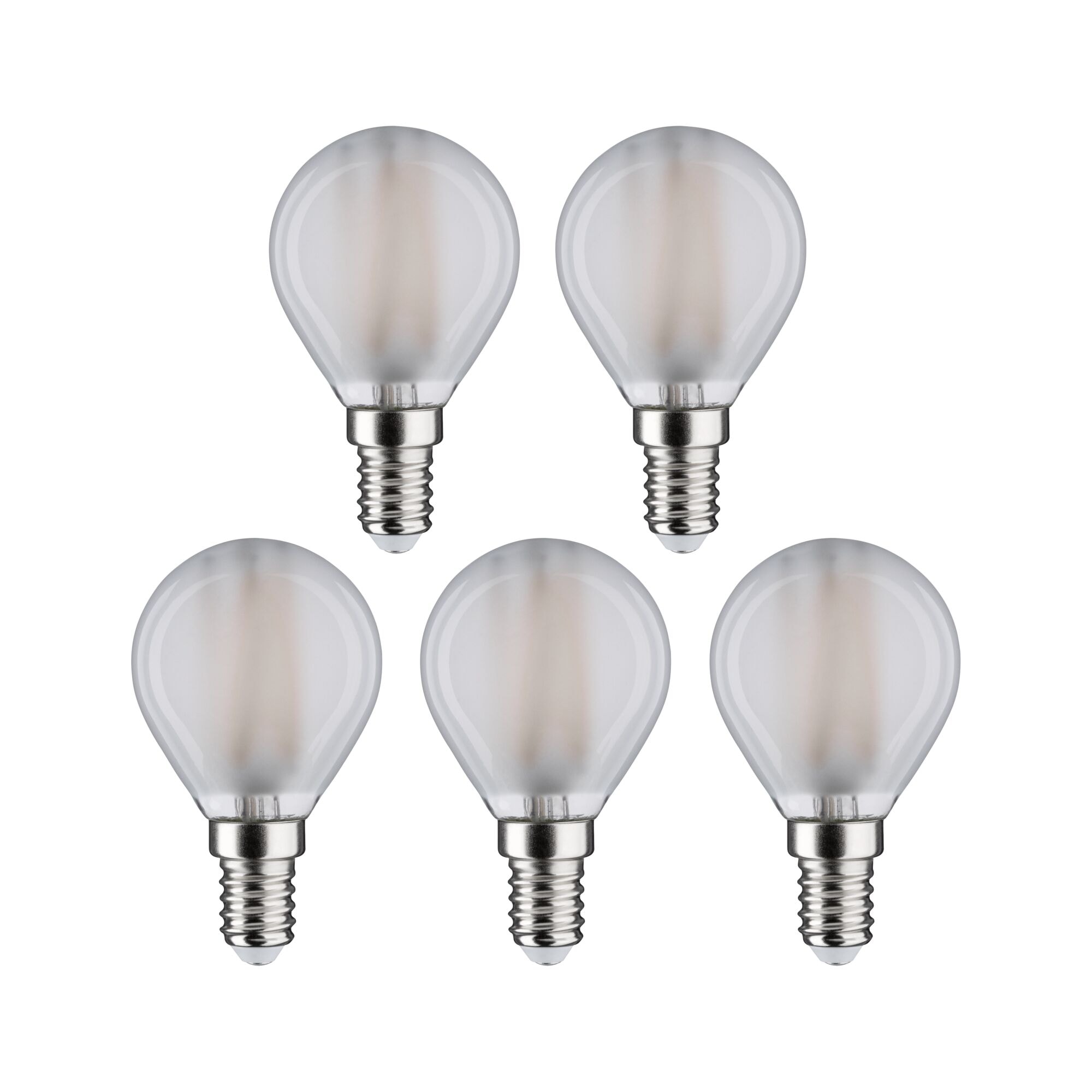 Paulmann LED-Leuchtmittel »5er Pack Tropfen 470lm 4000K matt 230V« E14 5 Stk. Neutralweiß