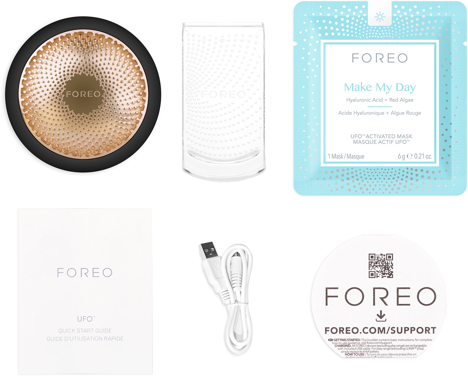 FOREO Elektrische Gesichtsreinigungsbürste »UFO™ 2«, Power Maskenbehandlungs -Gerät für alle Hauttypen bequem kaufen