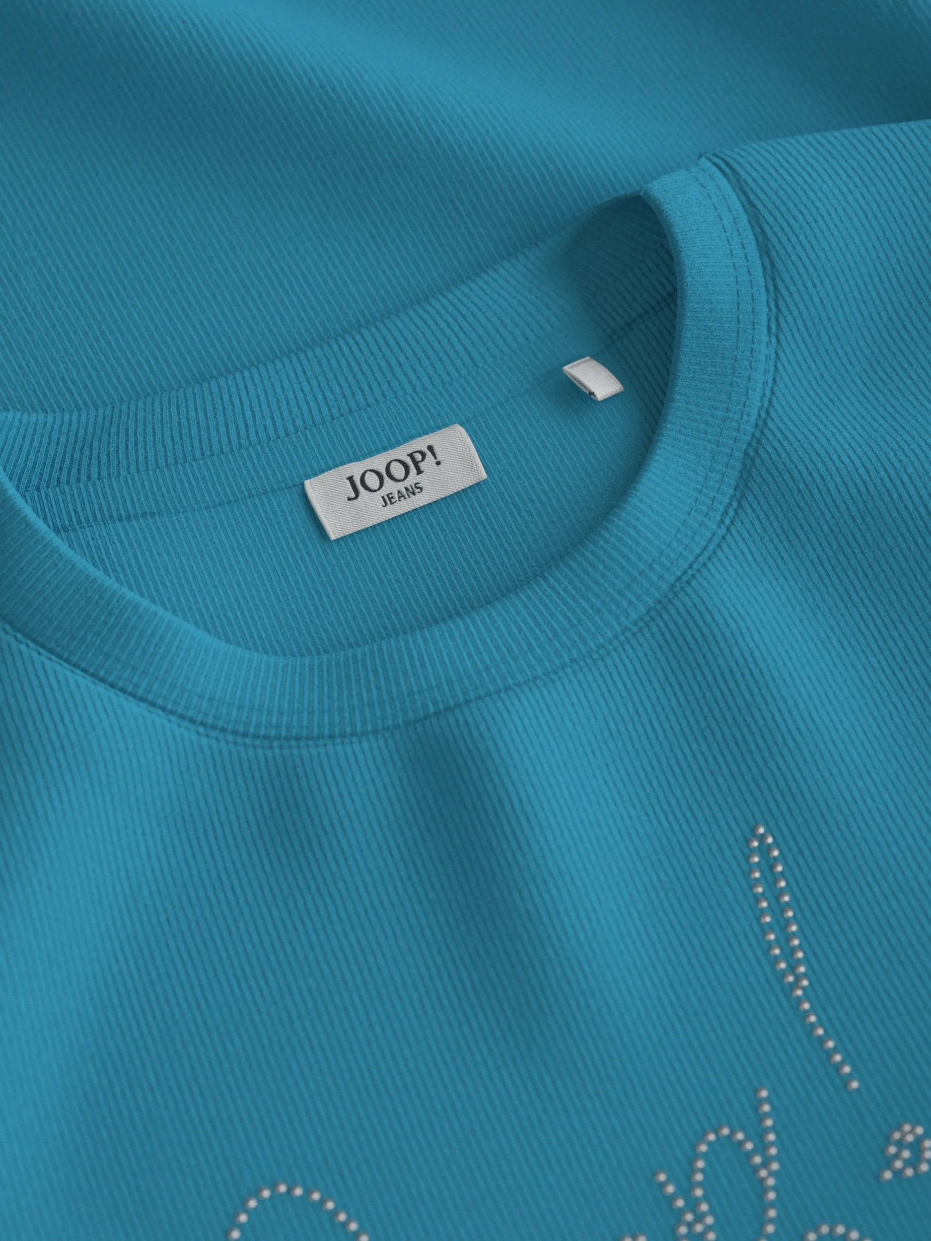 JOOP! T-Shirt »Tineta« mit appliziertem Logo in Glitzeroptik