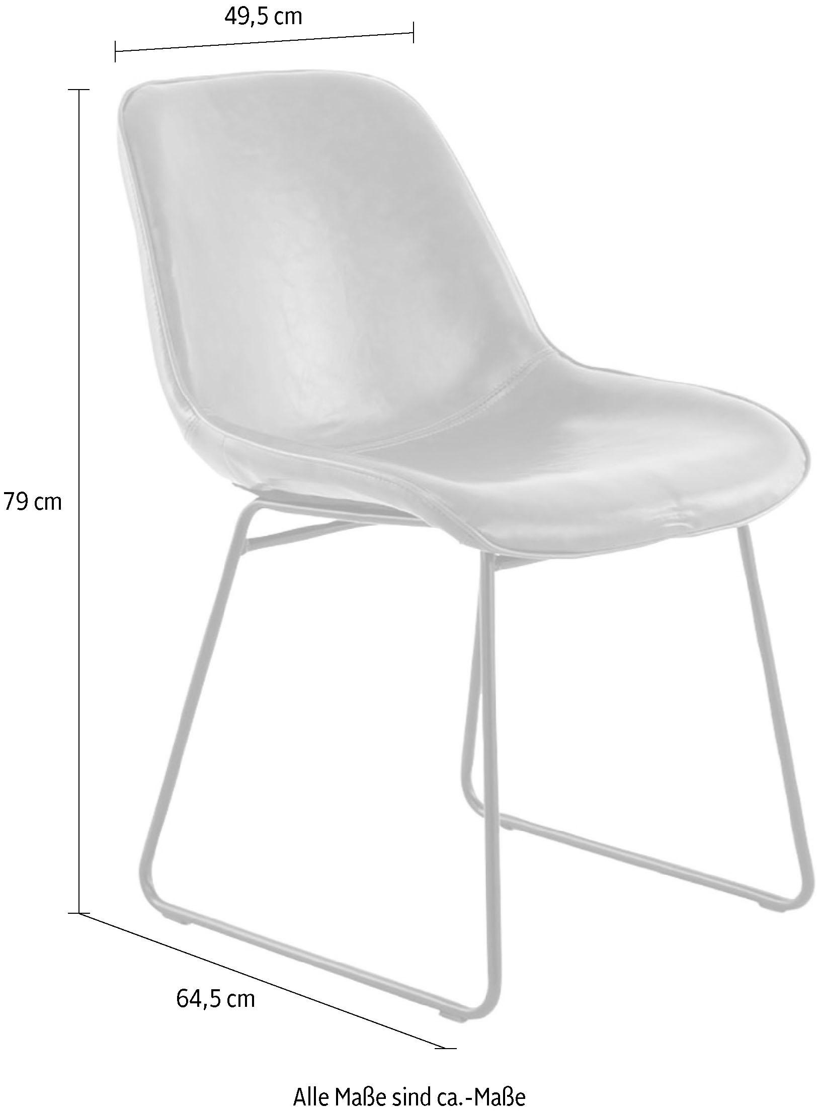 Kayoom Stuhl »Stuhl Cora 110 2er-Set, Esszimmerstuhl in robuster Aufmachung«, (Set), 2 St., pflegeleicht, modern, strapazierfähig, Blickfang in jedem Raum
