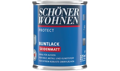 SCHÖNER WOHNEN-Kollektion Lack »Protect Buntlack«, (1), 125 ml, erdbraun, seidenmatt,... kaufen