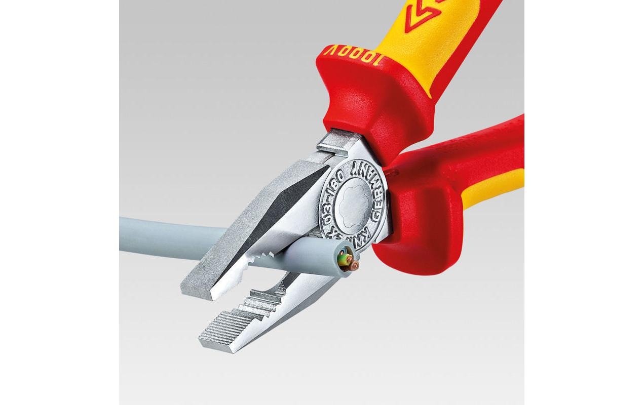 Knipex Kombizange »180 mm, verchromt« 1 Stk. tlg.