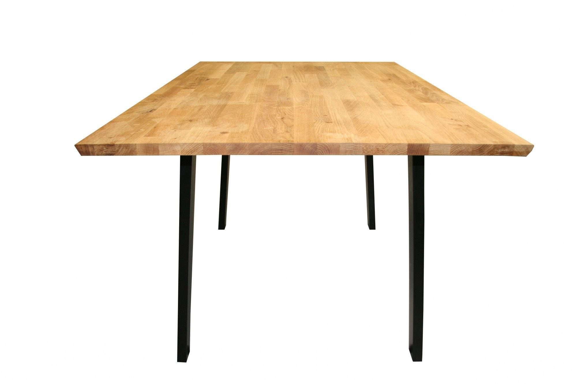 OTTO home Eckbankgruppe »Oregon Essecke, Sitzgruppe, Küchenbankgruppe« Set, 4er, 4 tlg. Eckbank mit Metallfüßen, Esstisch in Eiche massiv