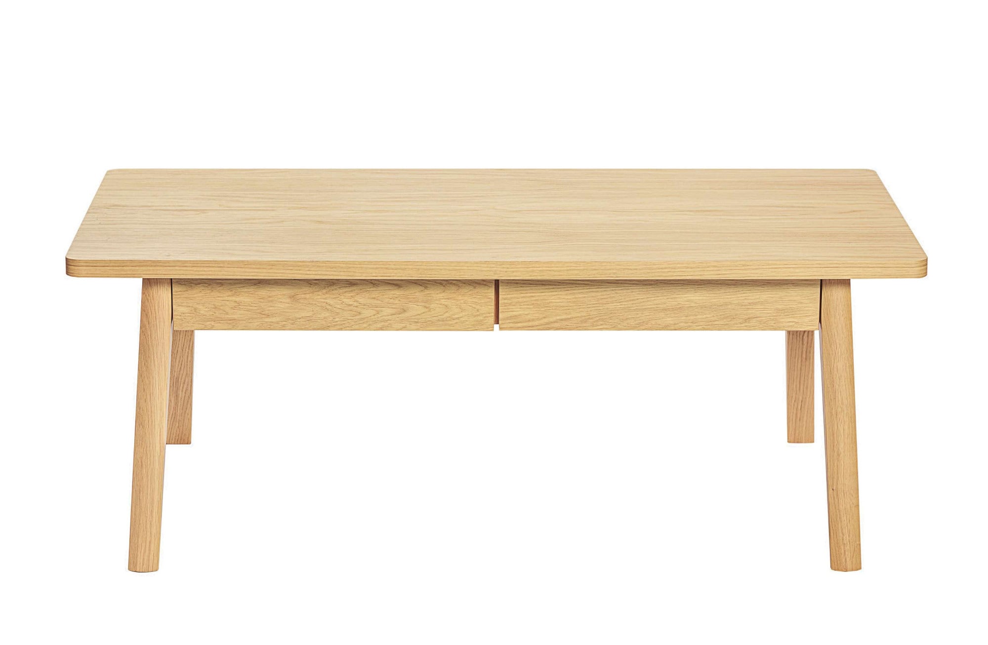 Woodman Couchtisch »Nice«, Breite 120 cm, mit 2 Schubladen, Echtholzffurnie günstig online kaufen