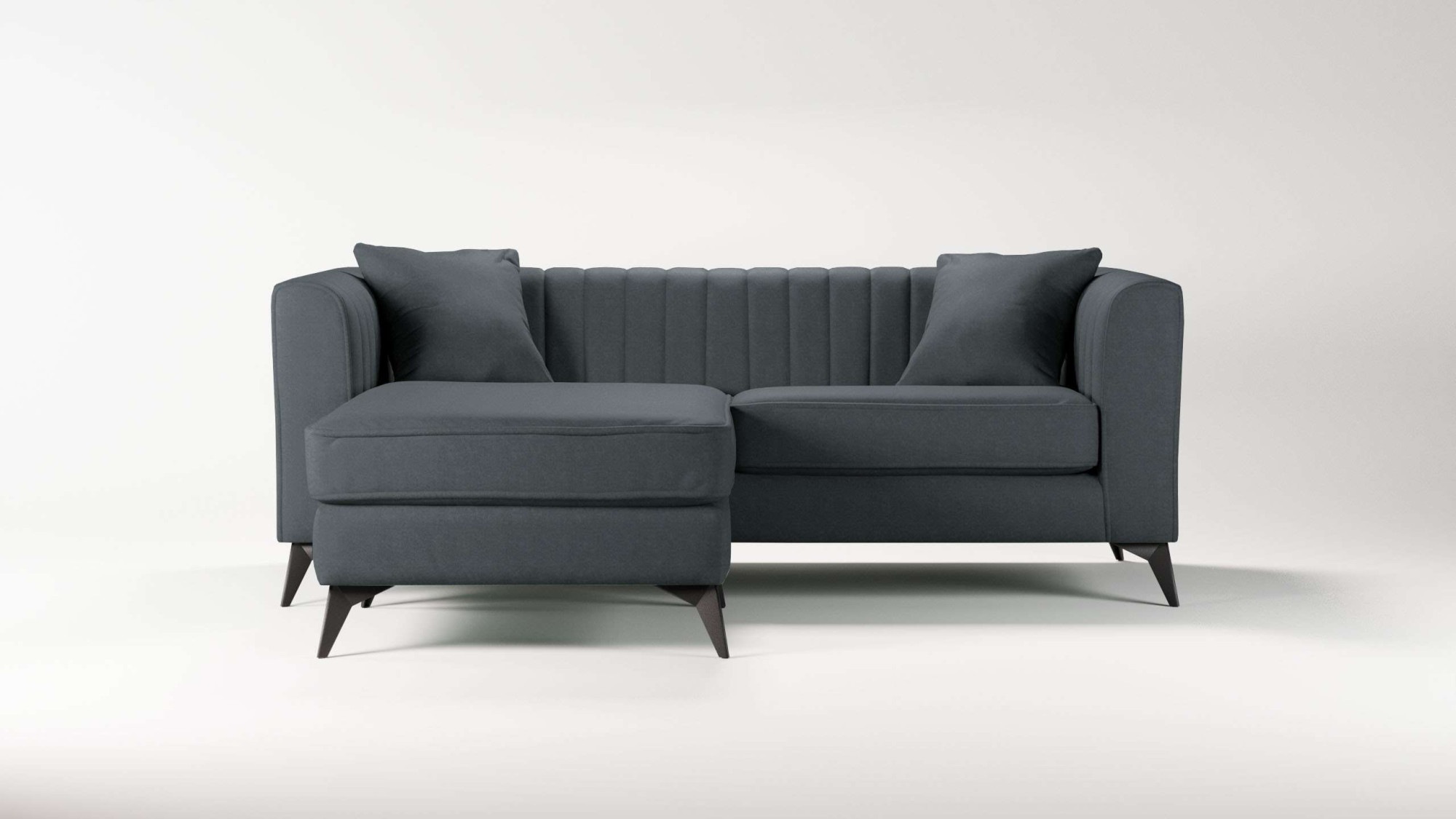 Places of Style Ecksofa »MATTHEW L-Form ideal für kleine Räume, Maße B/T/H: günstig online kaufen