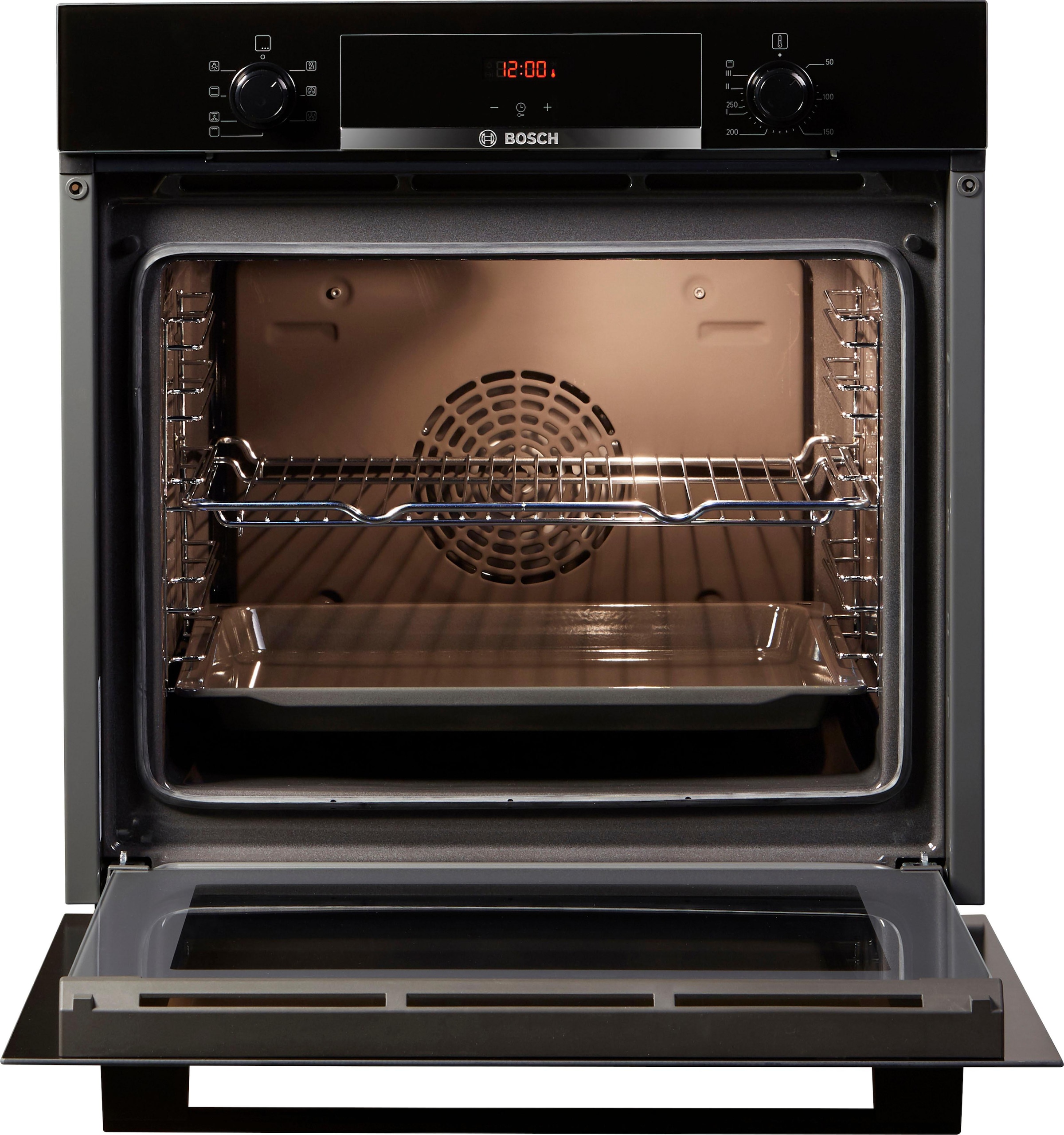 6. Bild von BOSCH Einbaubackofen »HBA533BB1«, 4, HBA533BB1, mit Teleskopauszug nachrüstbar, ecoClean Direct