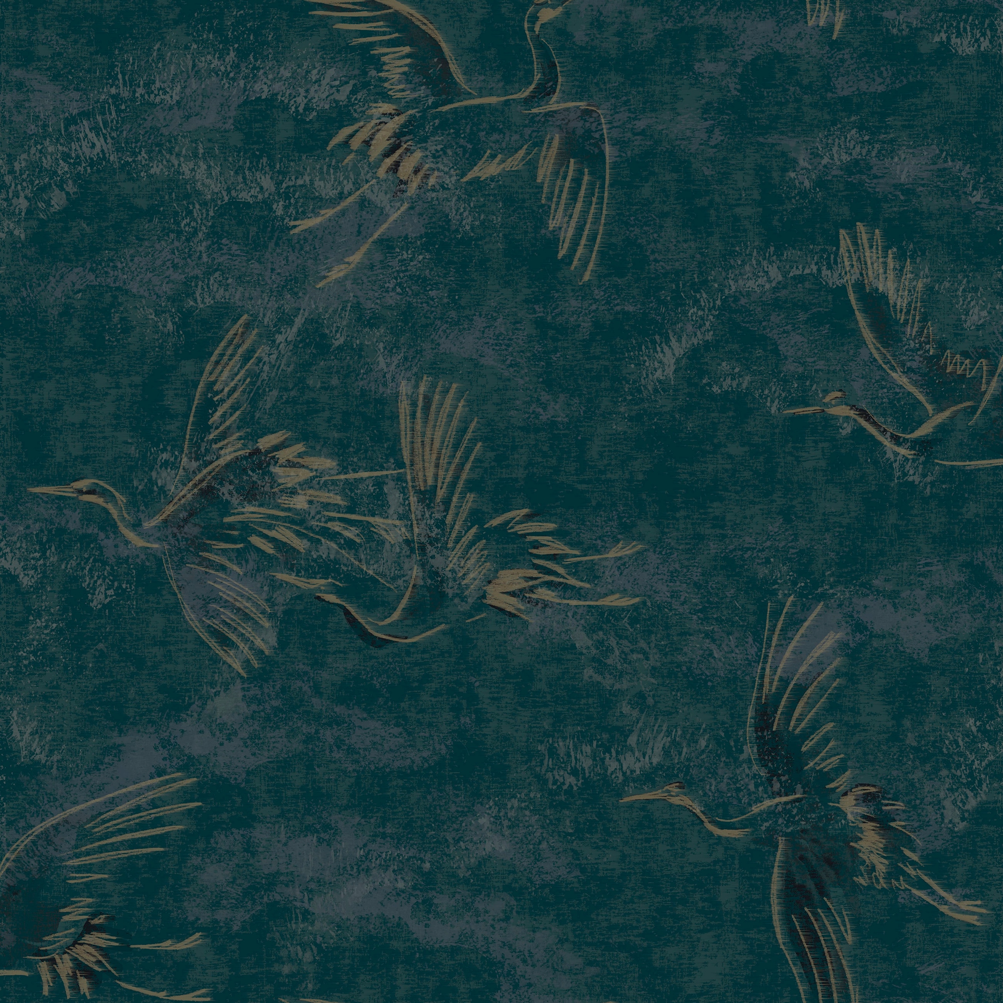 Leonique Vliestapete »Gael Crane Birds«, animal print, Design Tapeten