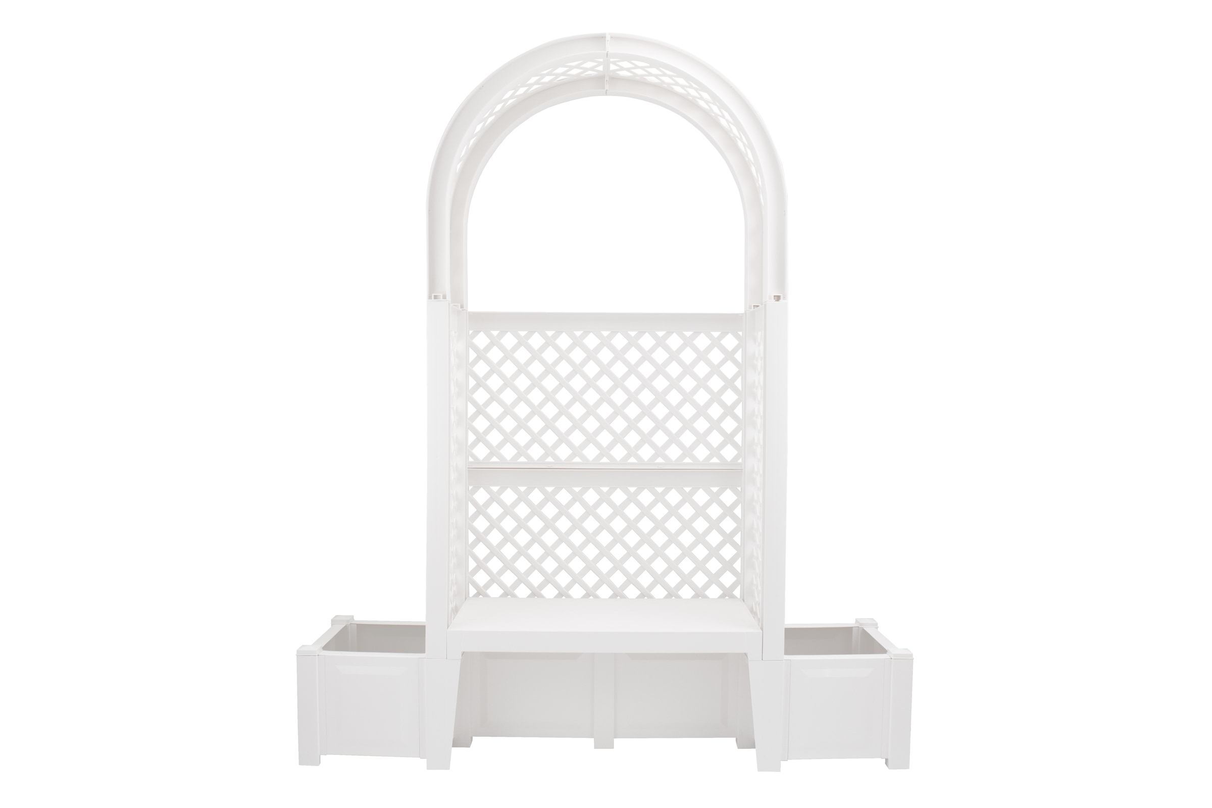 KHW Gartenbank »Amsterdam« mit Rosenbogen, Spalier und zwei Pflanzkästen, w günstig online kaufen