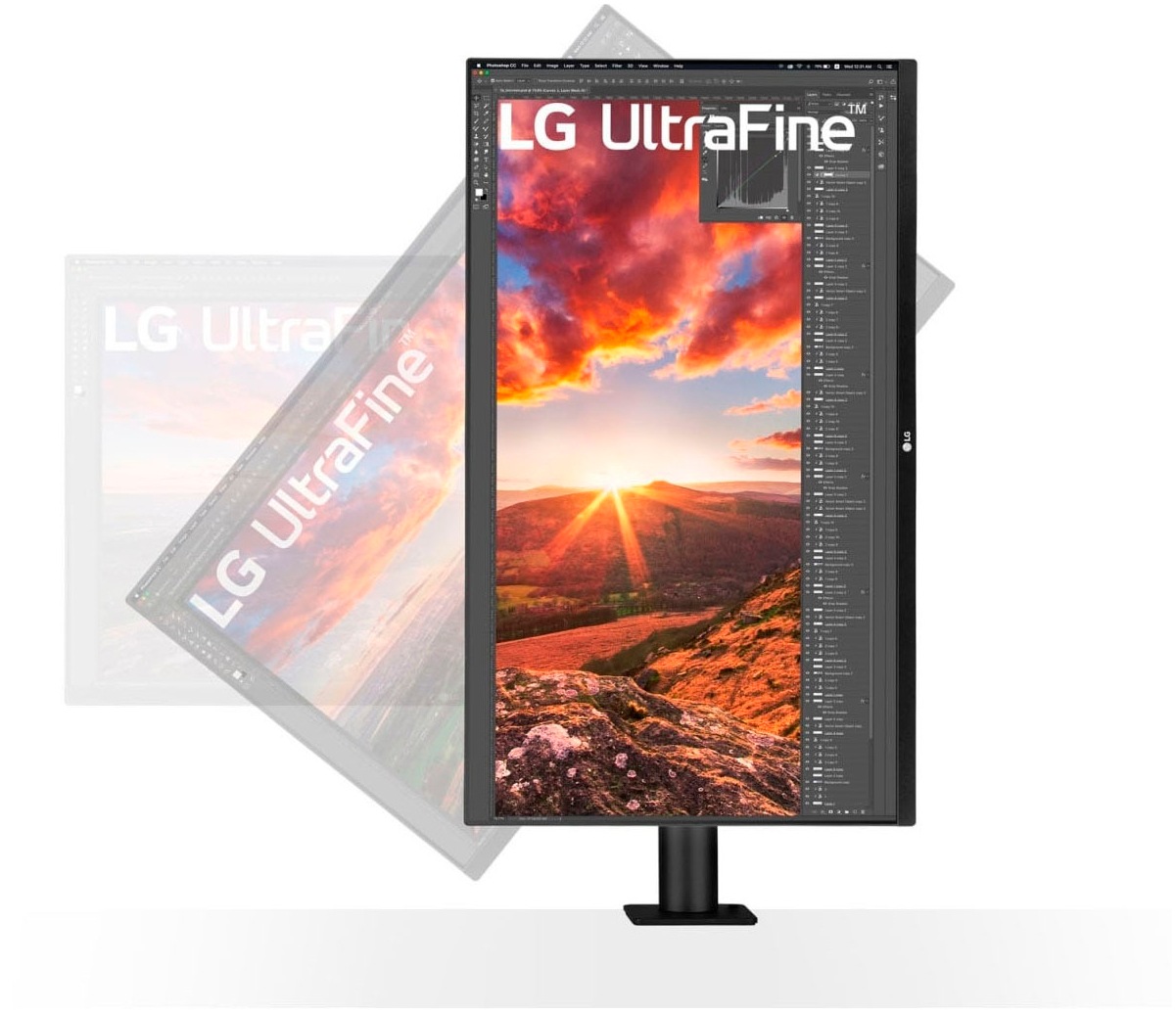 LG Ergo Monitor »32UN880K«, 80 cm/32 Zoll, 3840 x 2160 px, 4K Ultra HD, 5 ms Reaktionszeit, 60 Hz