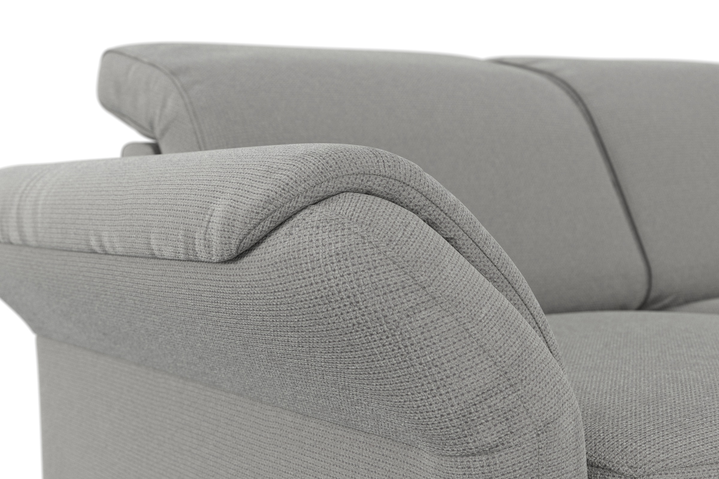 sit&more Ecksofa »Apulia L-Form«, wahlweise Bettfunktion, Bettkasten und Kopf- und Armteilverstellung