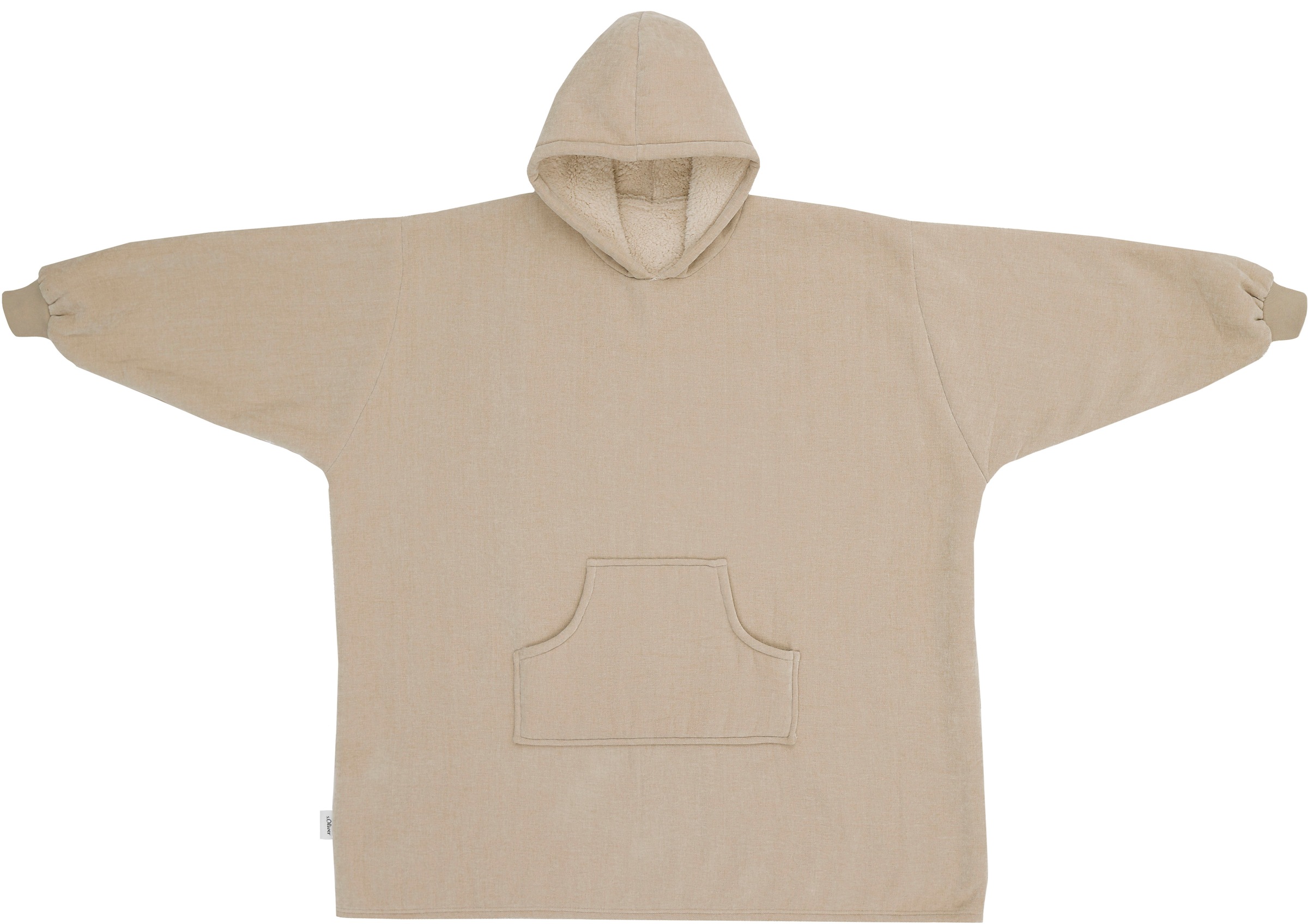 s.Oliver Wohndecke »s.Oliver Lounge Hoodie«, mit Kapuze, Ärmeln und Tasche günstig online kaufen