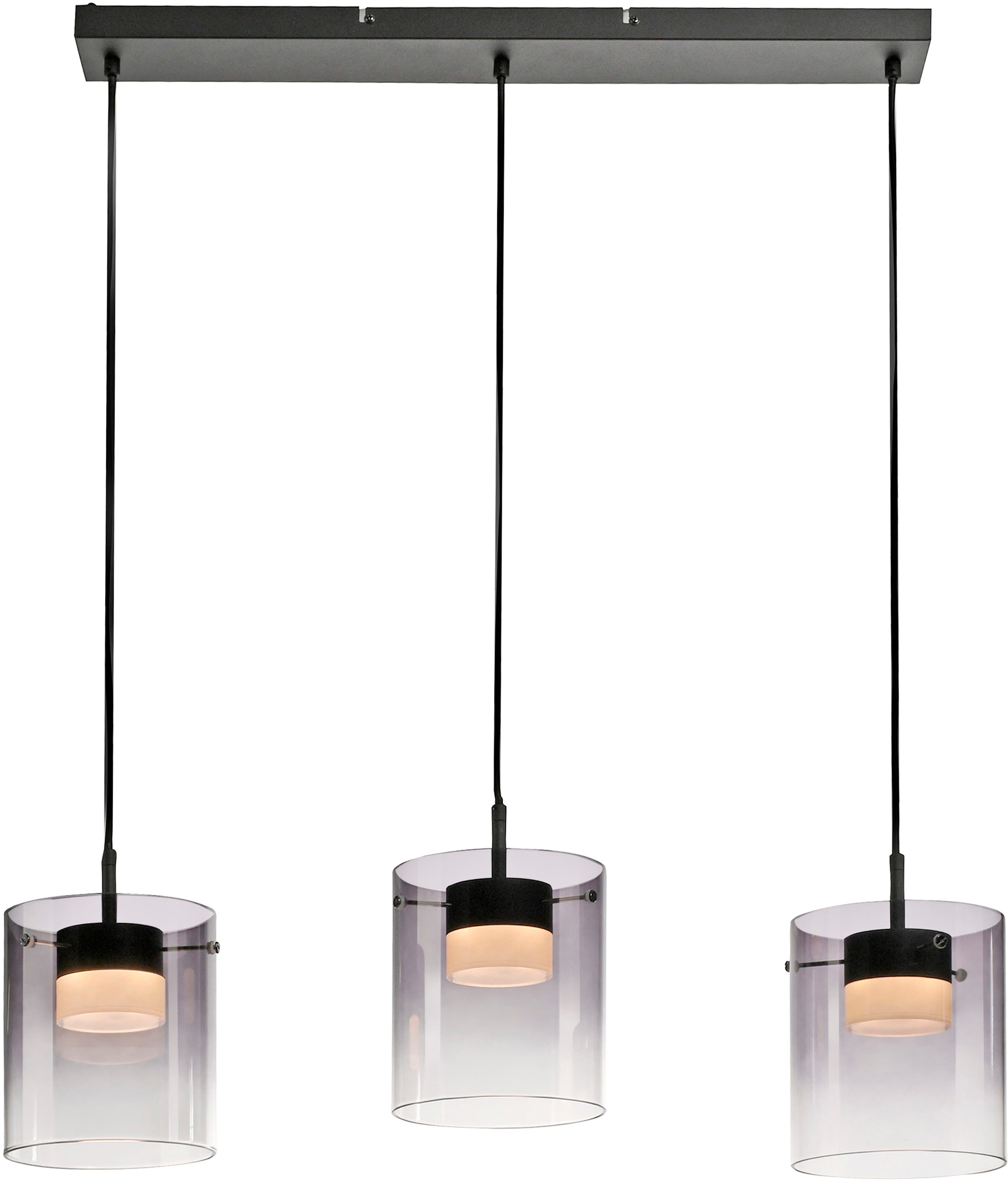 JUST LIGHT LED Deckenleuchte »ELIO« LED-Board 1 Stk. Warmweiß 3-Stufen Dimmer, Switchmo