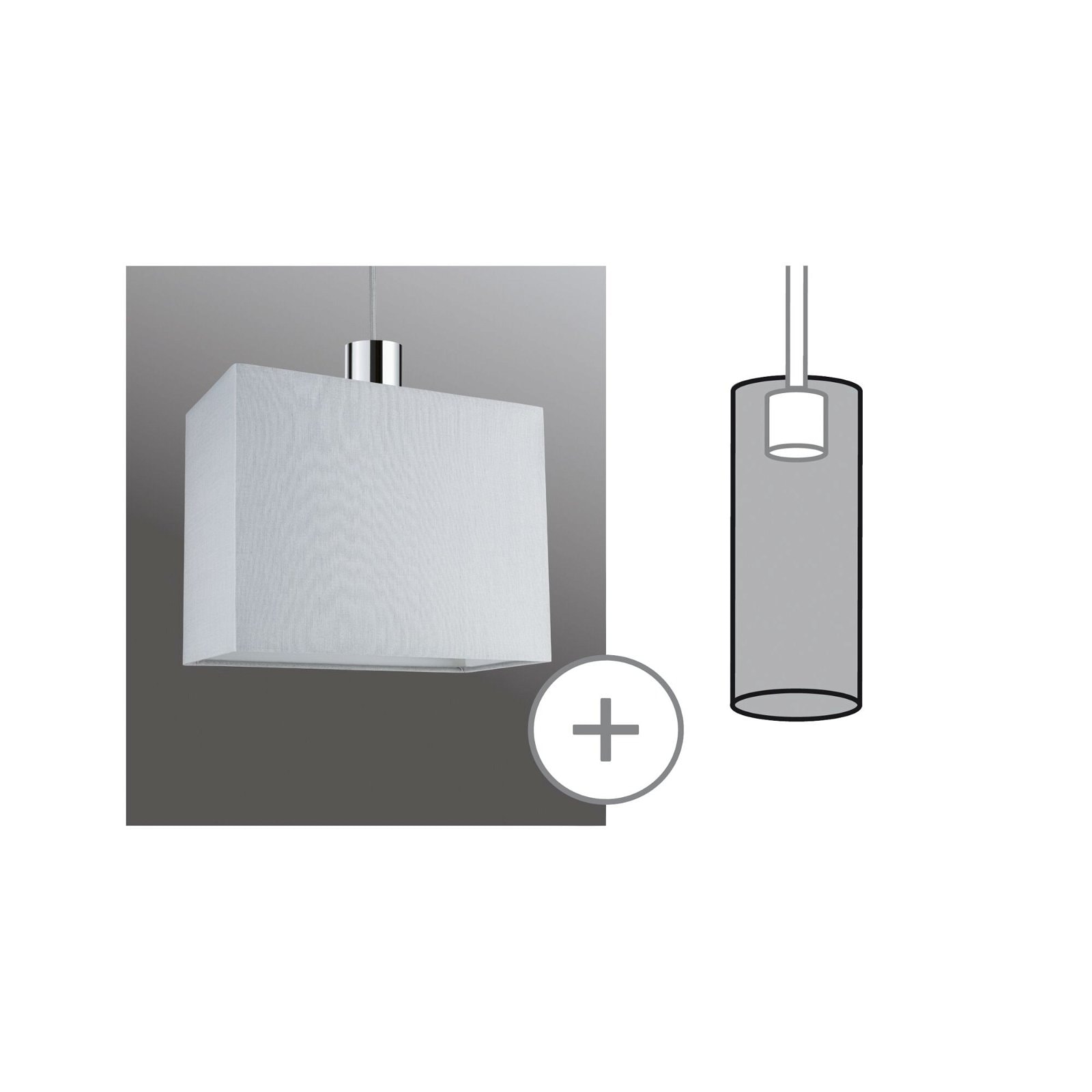 Paulmann Schienensystem-Sets »URail Schirm Verona 2Easy 250x130mm«