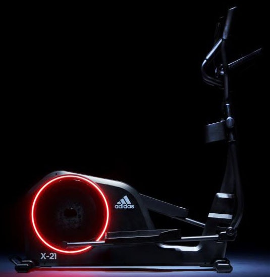 adidas Performance Crosstrainer-Ergometer »X-21«, (mit Tablet-Halterung, LED-Beleuchtung, mit Bluetooth und App-Funktion), Schwungmasse ca. 8 kg, 24 Widerstandsstufen