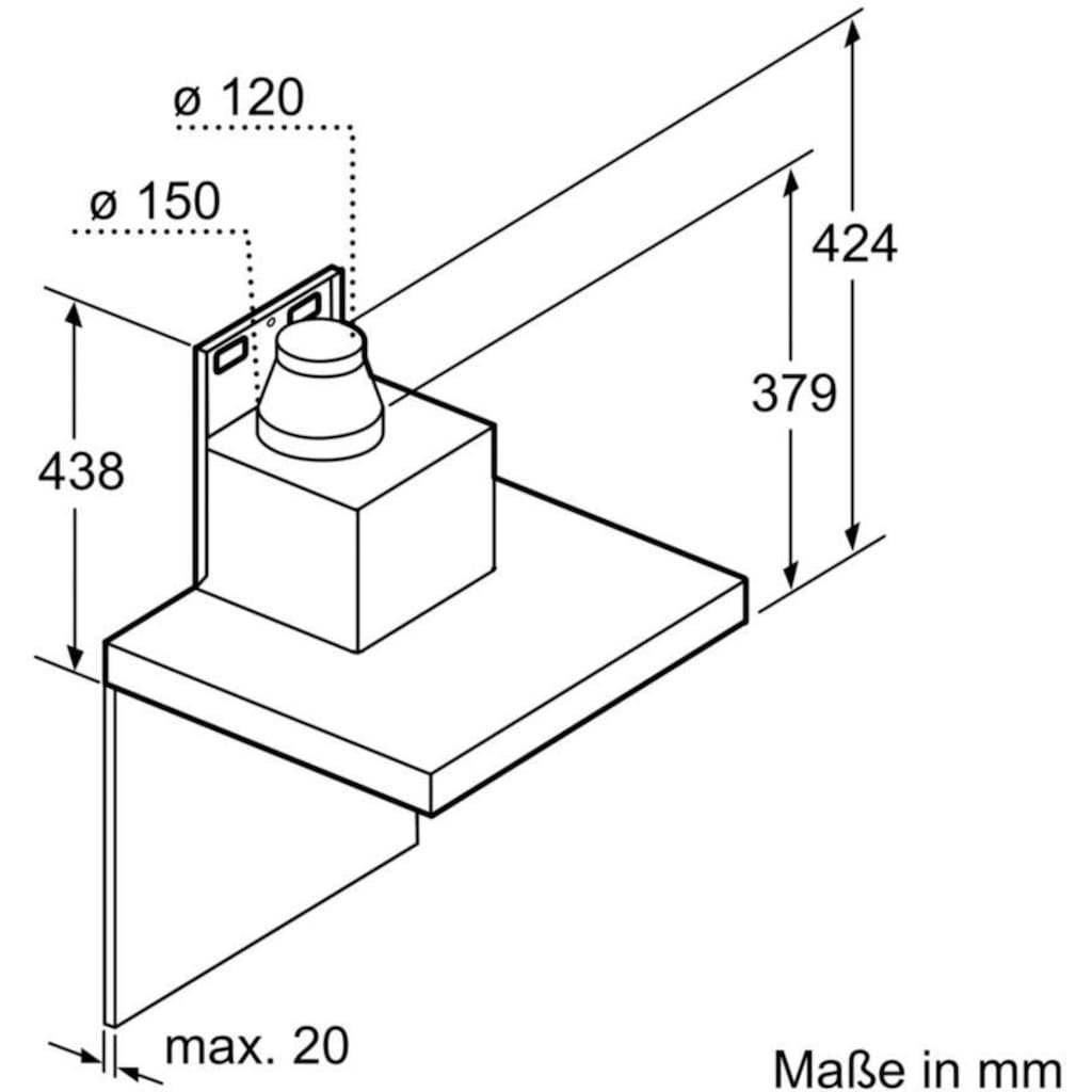 SIEMENS Wandhaube »LC98BIT50«, Serie iQ500