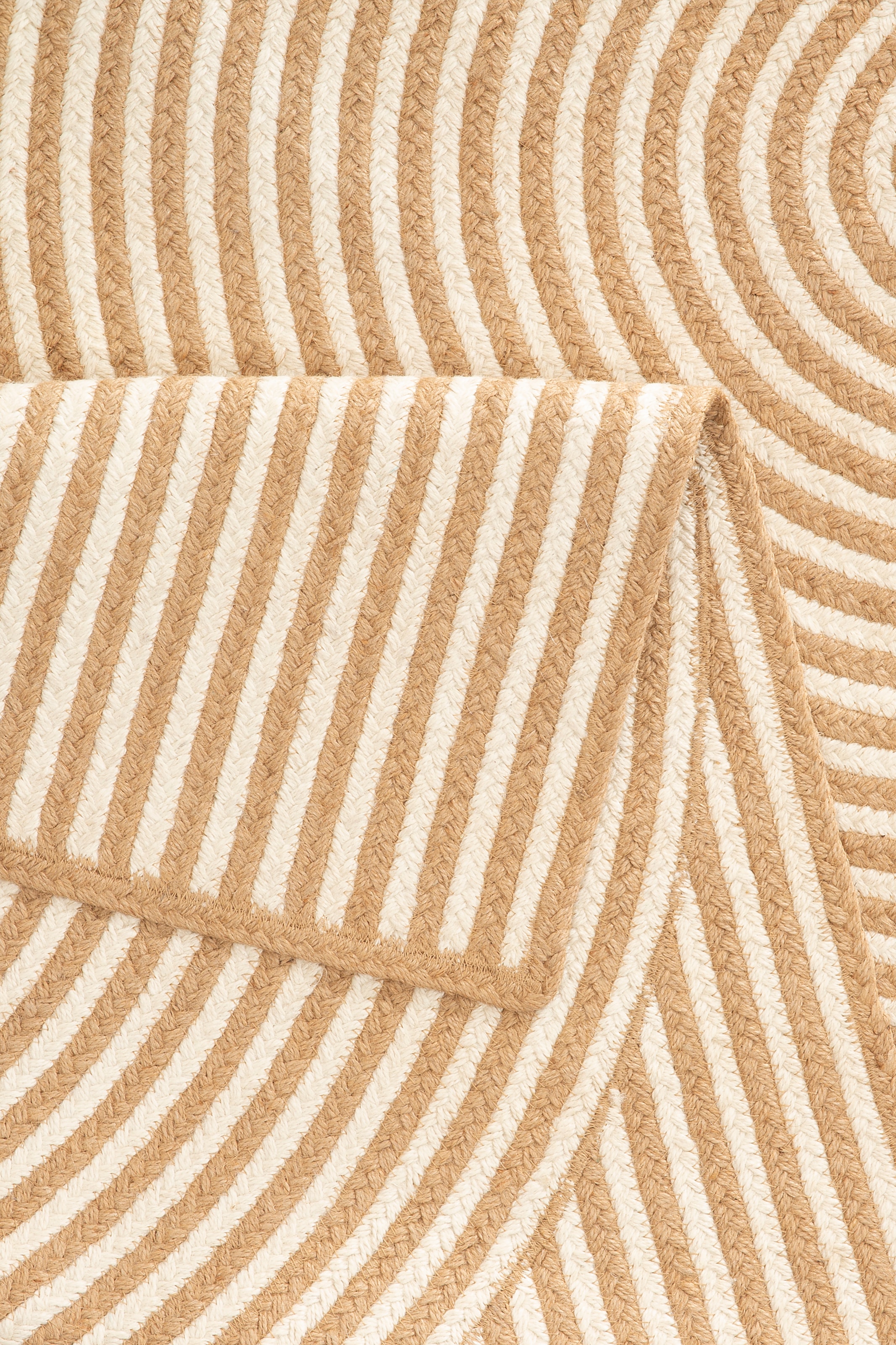 my home Teppich »Naturala, Jute-Teppich, handgefertigt«, rechteckig, 5 mm Höhe, reines Naturprodukt, Jute, Boho, Wendeteppich, Wohnzimmer, Esszimmer
