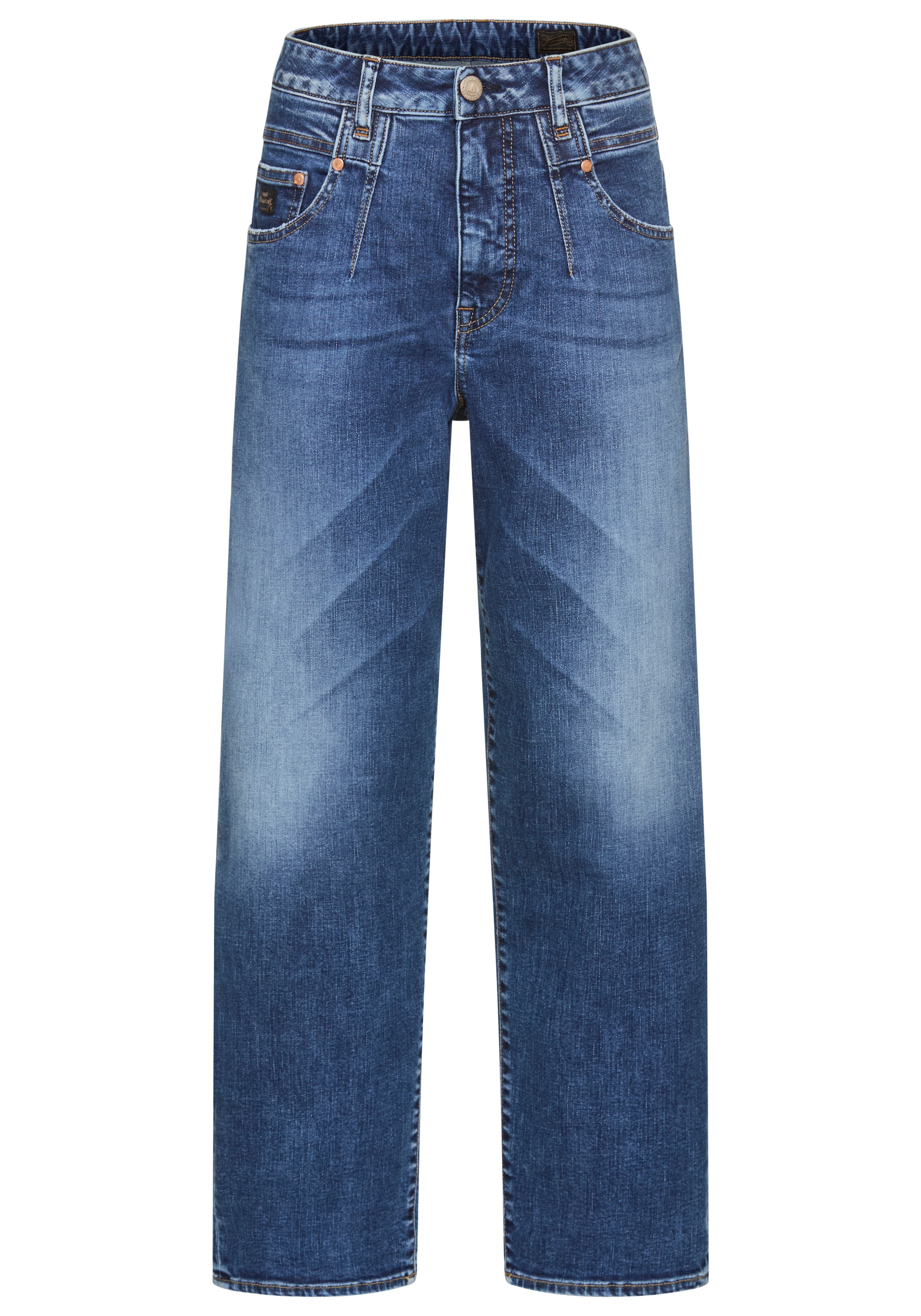 Herrlicher Loose-fit-Jeans »Brooke Organic Denim«, mit Abnähern am Bund