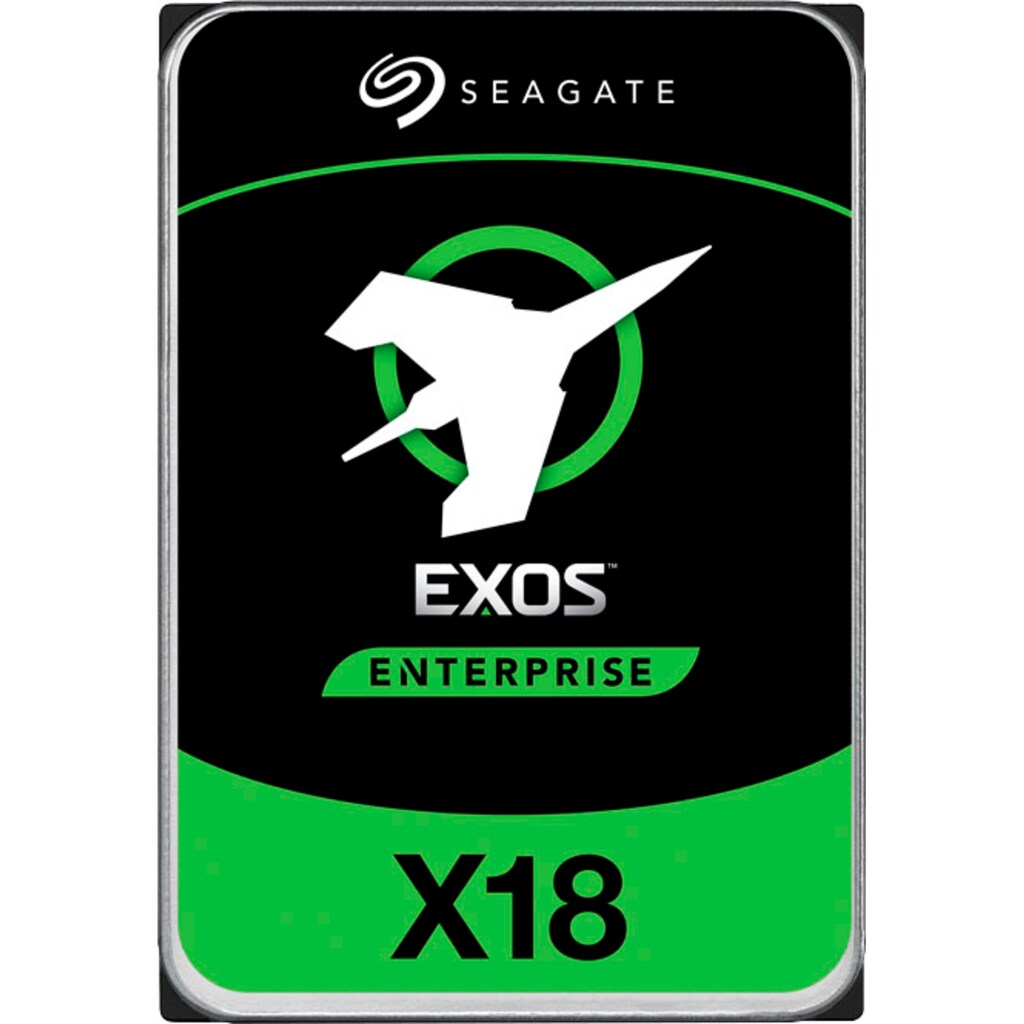 Seagate HDD-Festplatte »Exos X18 18TB SATA 512E/4KN«, 3,5 Zoll, Anschluss SATA III