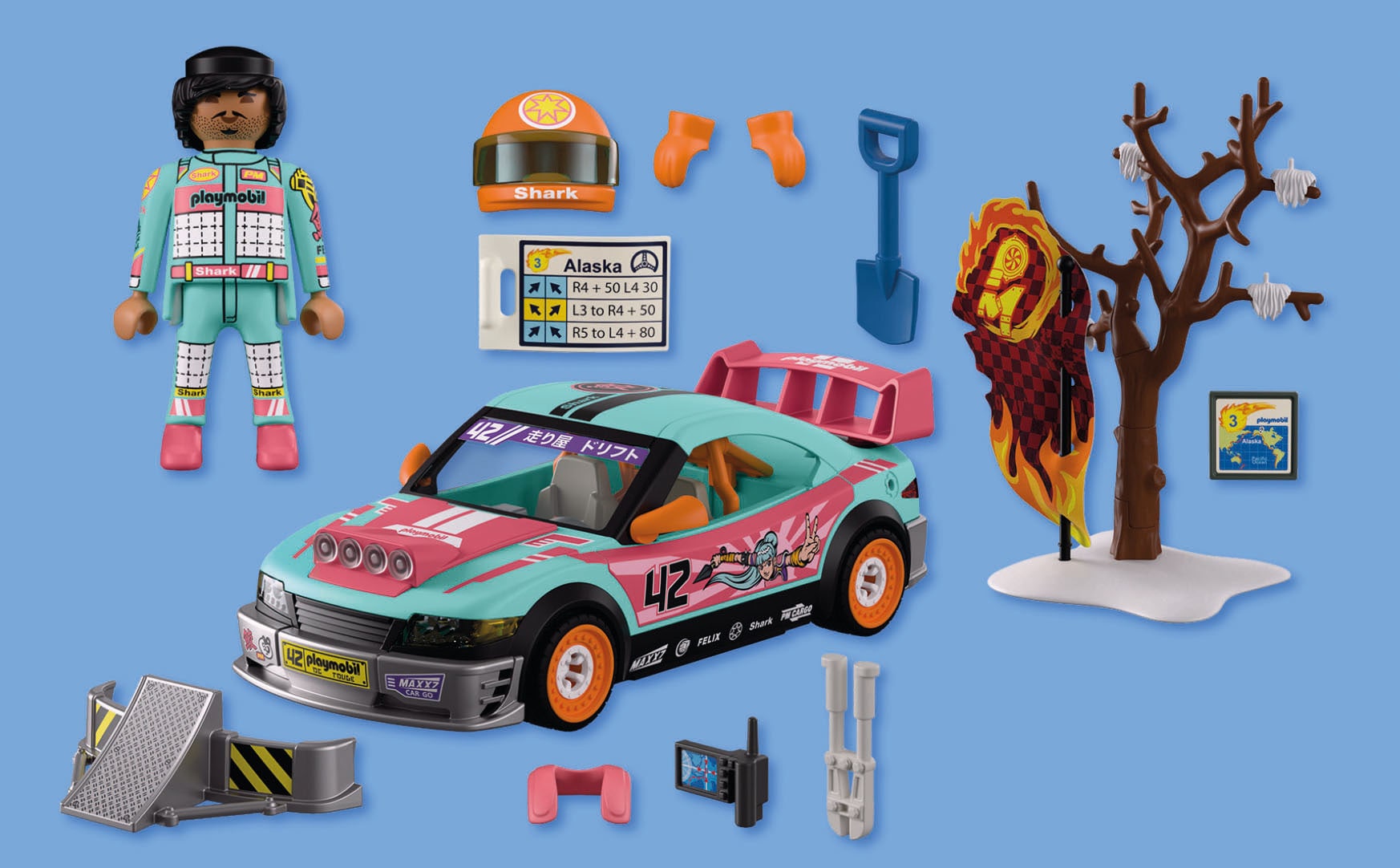 Playmobil® Konstruktions-Spielset »Offroad Tuningcar (72062), City Action« Made in Europe