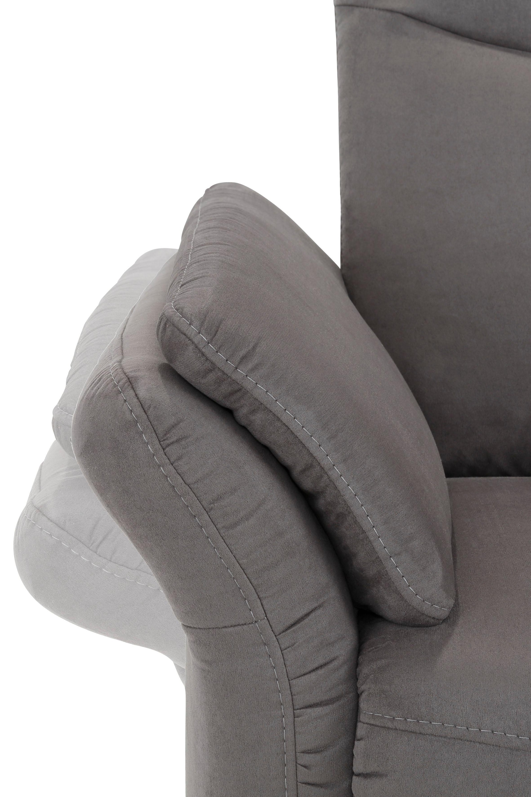 Home affaire 3-Sitzer »Tahoma«, mit Armteilverstellung, Federkern