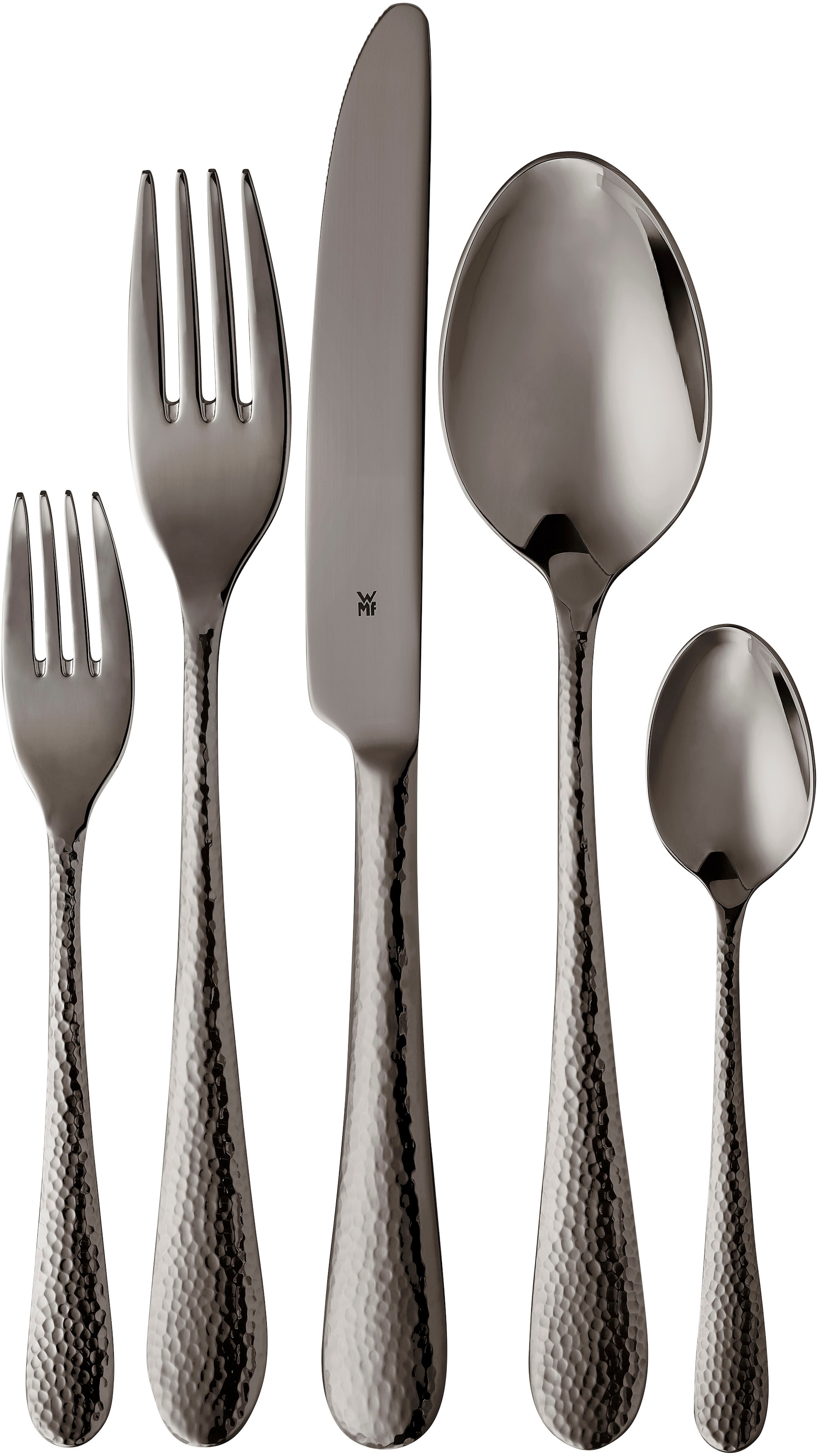 WMF Besteck-Set »Sitello«, (Set, 30 tlg.), geschmiedete Messer, farbecht, W günstig online kaufen
