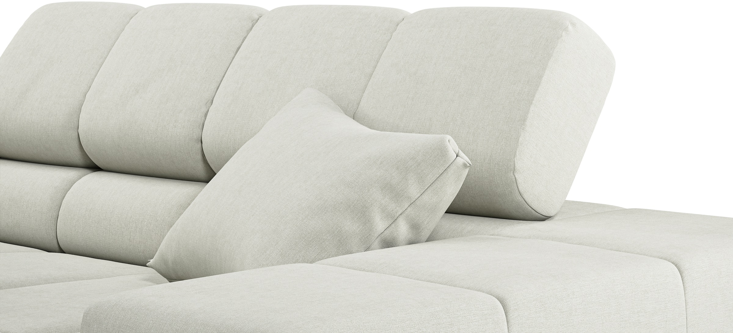 INOSIGN Ecksofa »Ancona incl. Kopfteilverstellung, OTTOs Choice, Breite 319cm, L-Form«, wahlweise motorische Sitztiefenverstellung, auch in Cord + Easy Care