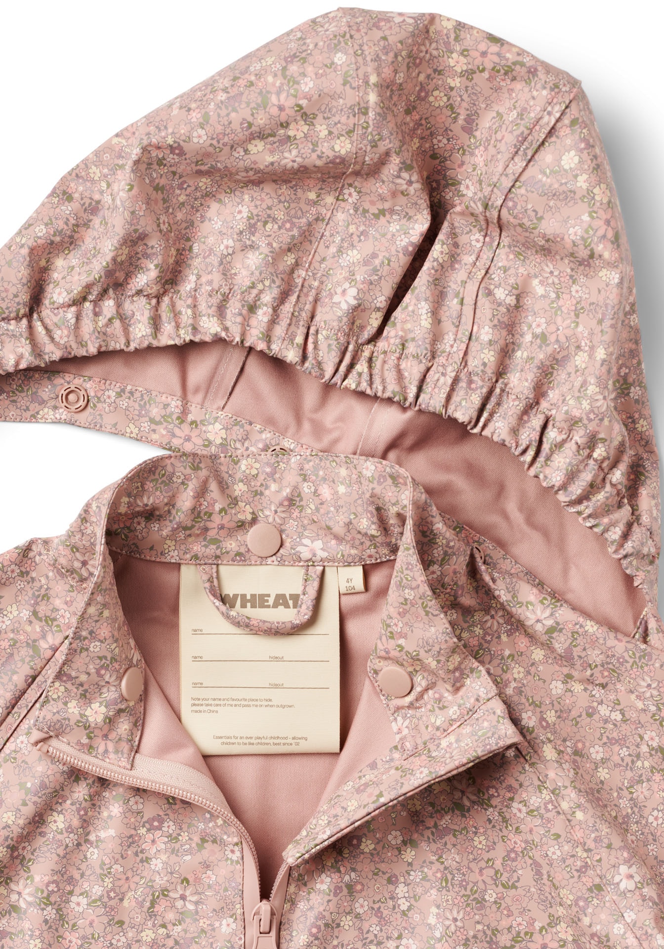 WHEAT Regenjacke »Rainwear Charlie Set«, mit Kapuze, wasserdicht
