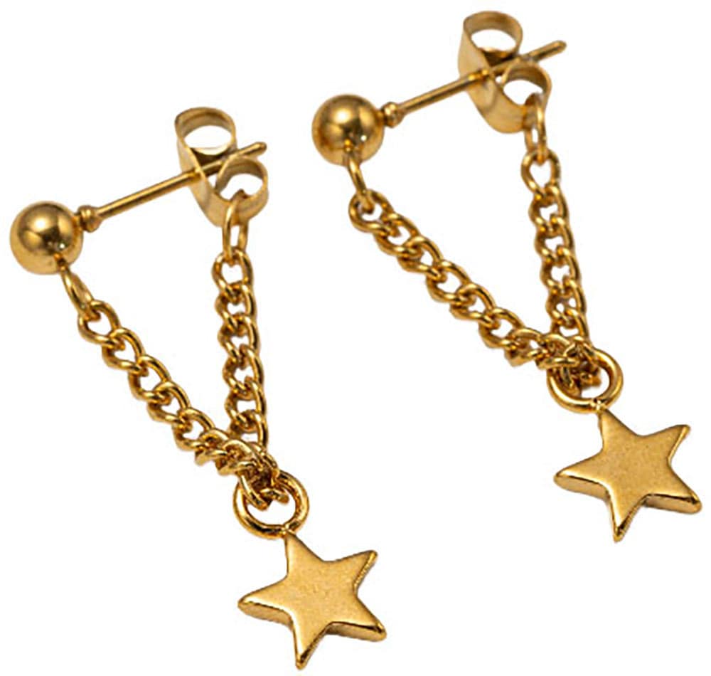 Firetti Paar Ohrstecker »Schmuck Geschenk Edelstahl Ohrschmuck Ohrringe Sterne« Made in Germany