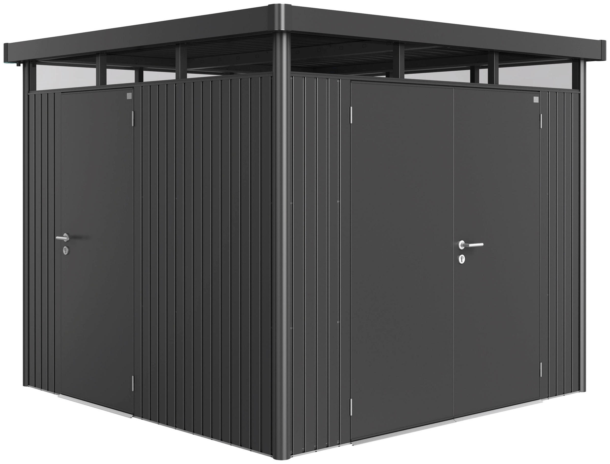 2. Bild von Biohort Gerätehaus »HighLine Gr. H4«, dunkelgrau-metallic