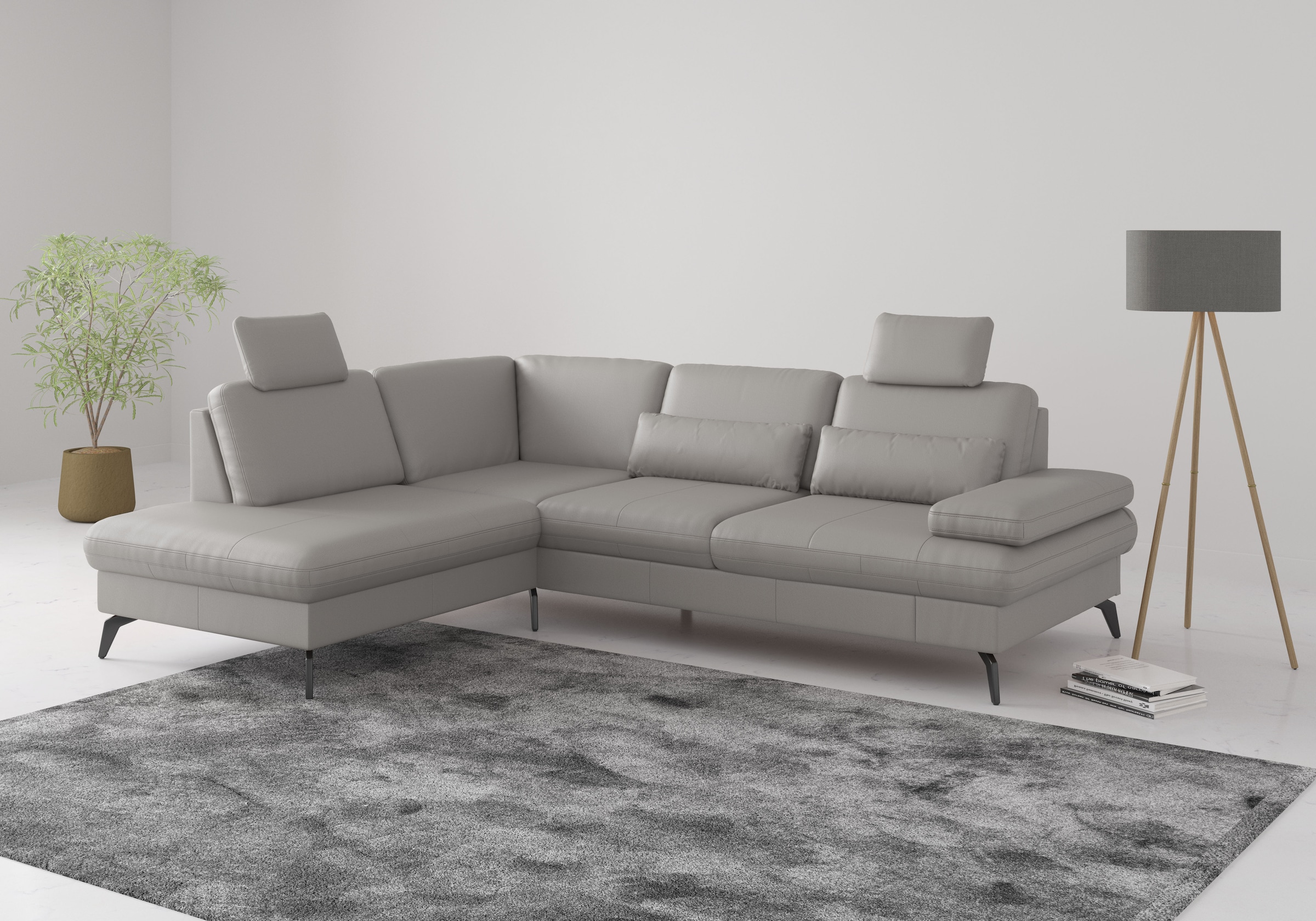 sit&more Ecksofa »Morris L-Form, inkl. Sitztiefenverstellung« wahlweise mit günstig online kaufen