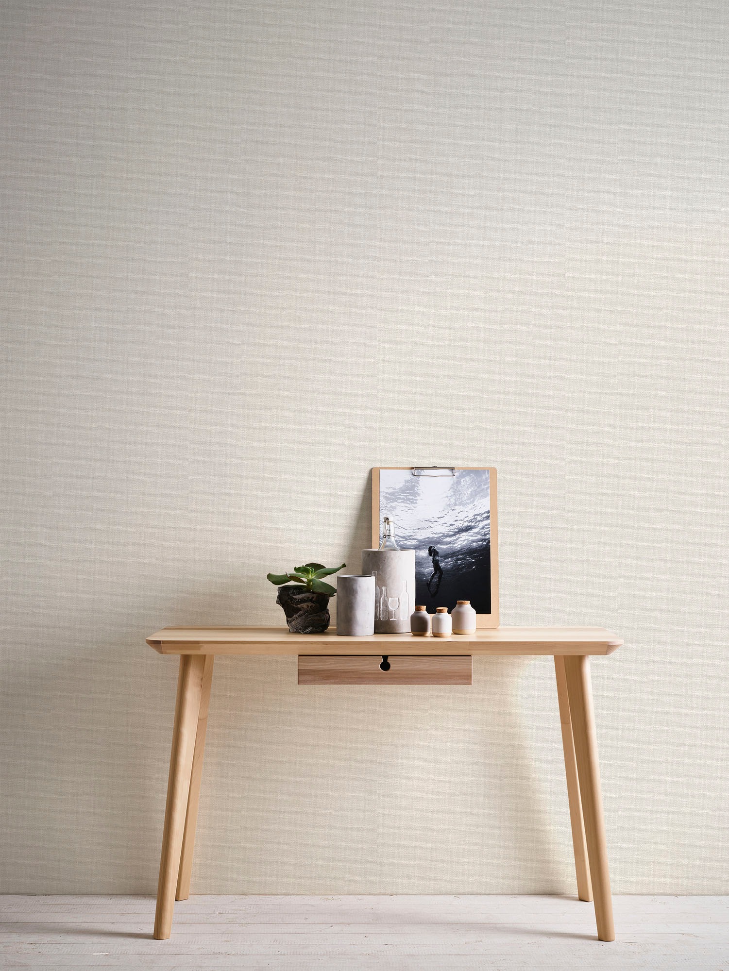 A.S. Création Vliestapete »Hygge«, unifarben-Leinenoptik-Flechtoptik, Tapete Gewebe Tapete Stoffoptik Tapeten Wohnzimmer Schlafzimmer Küche