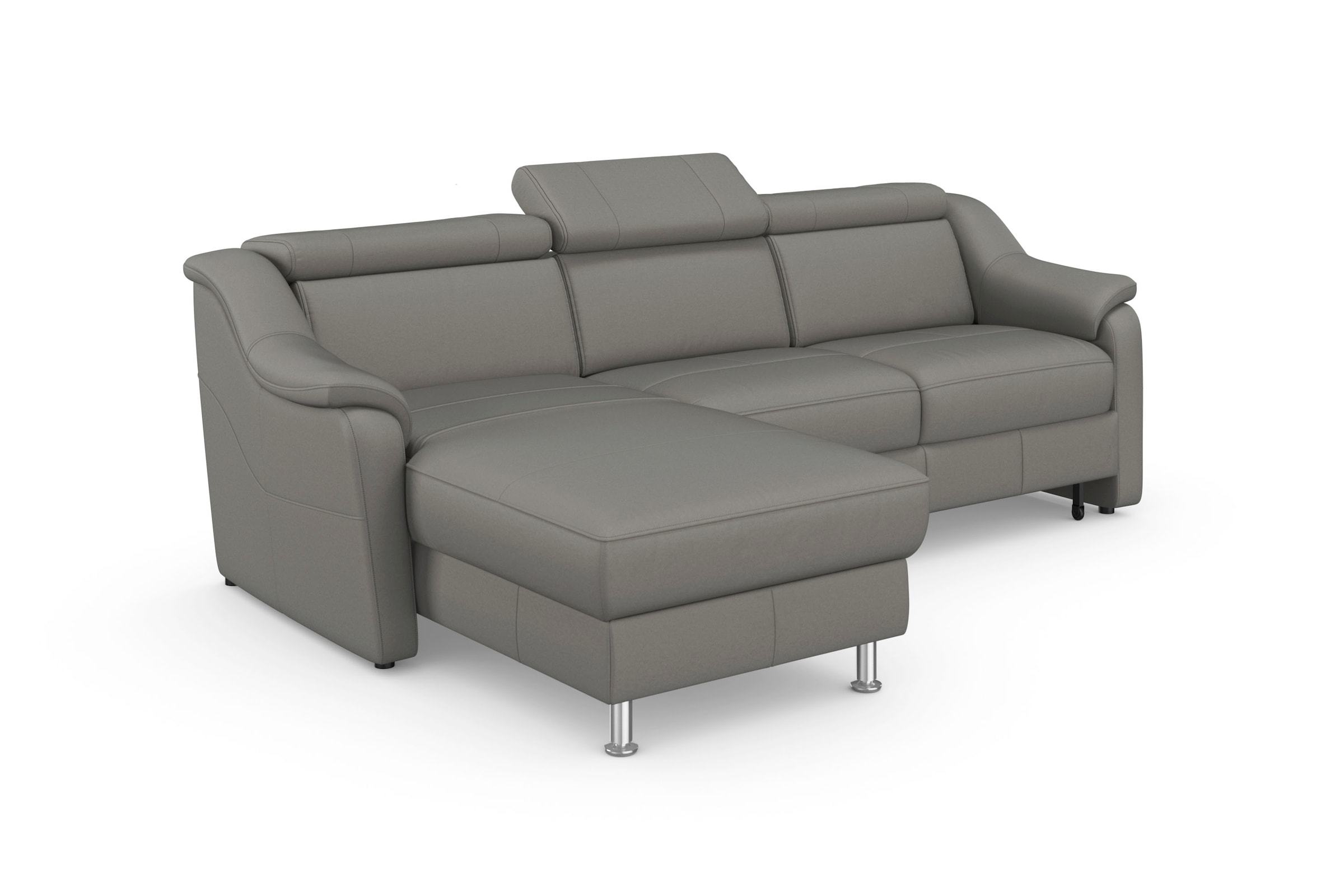 sit&more Ecksofa »Freetown L-Form«, inklusive Kopfteilverstellung und komfortablem Federkern